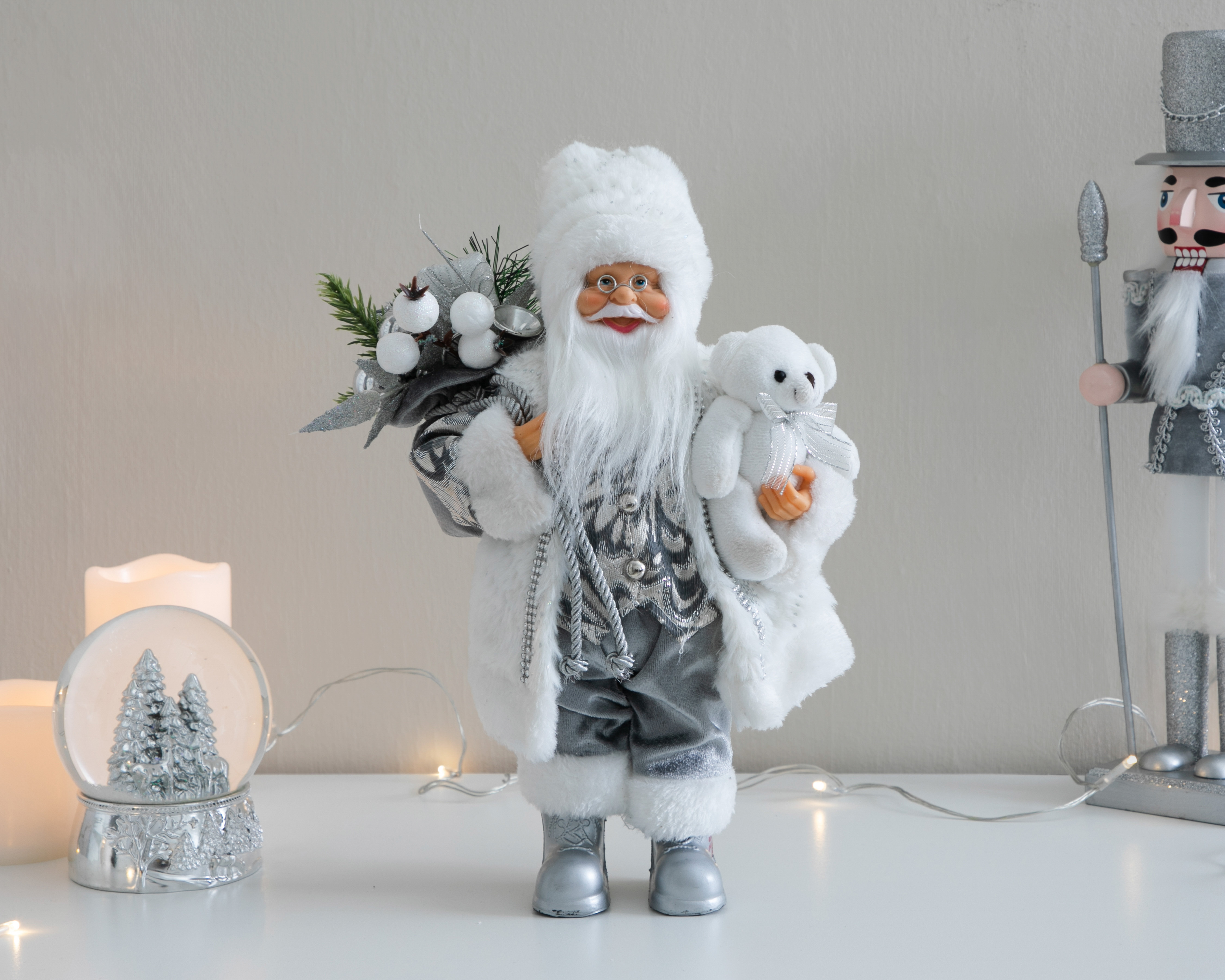 Foto 6 pulgar | Foto 5 | Figura Decorativa de Santa Claus Navideña Claus de Plástico