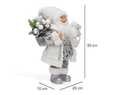 Foto 6 | Foto 6 | Figura Decorativa de Santa Claus Navideña Claus de Plástico