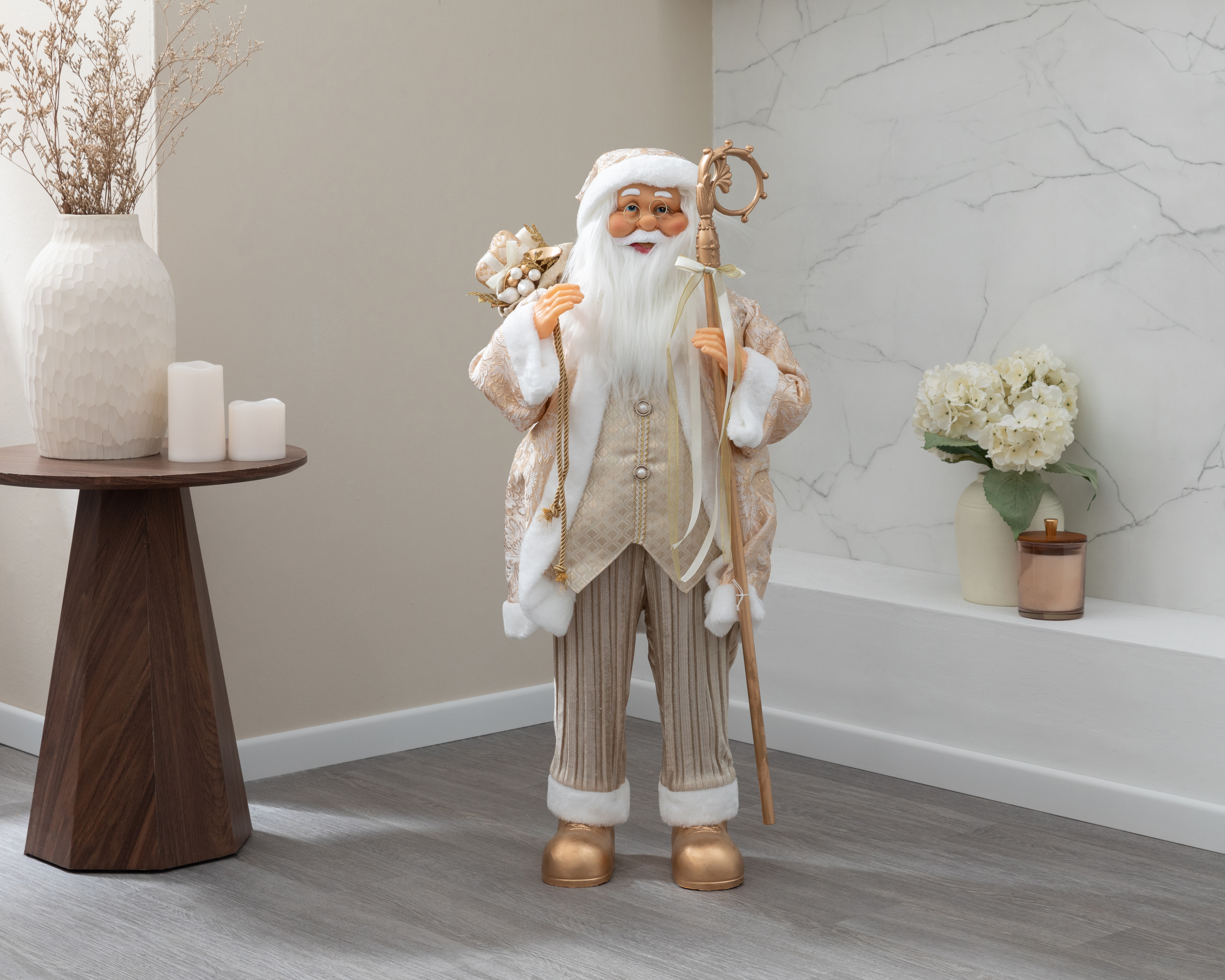 Foto 5 | Foto 5 | Figura Decorativa Santa Claus de Navidad Nikolaus de Plástico