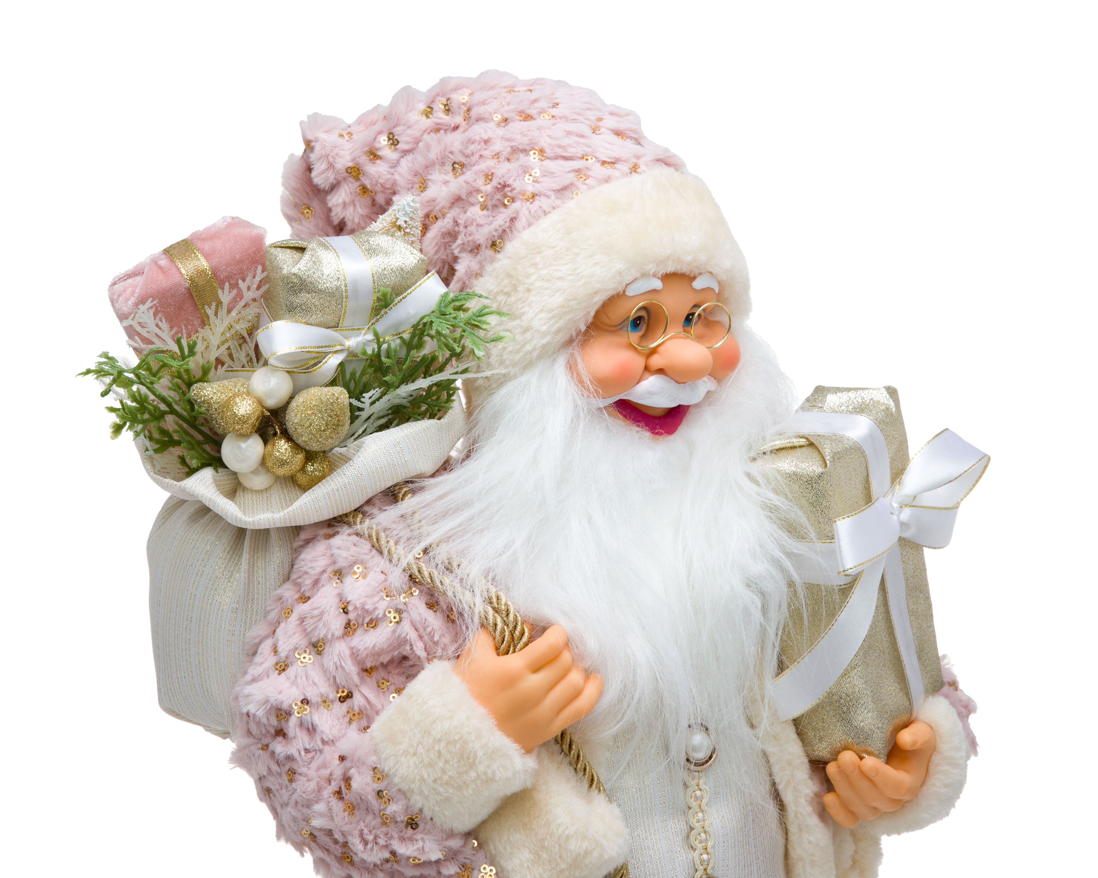 Foto 5 pulgar | Foto 4 | Figura Decorativa Navideña Santa de Plástico