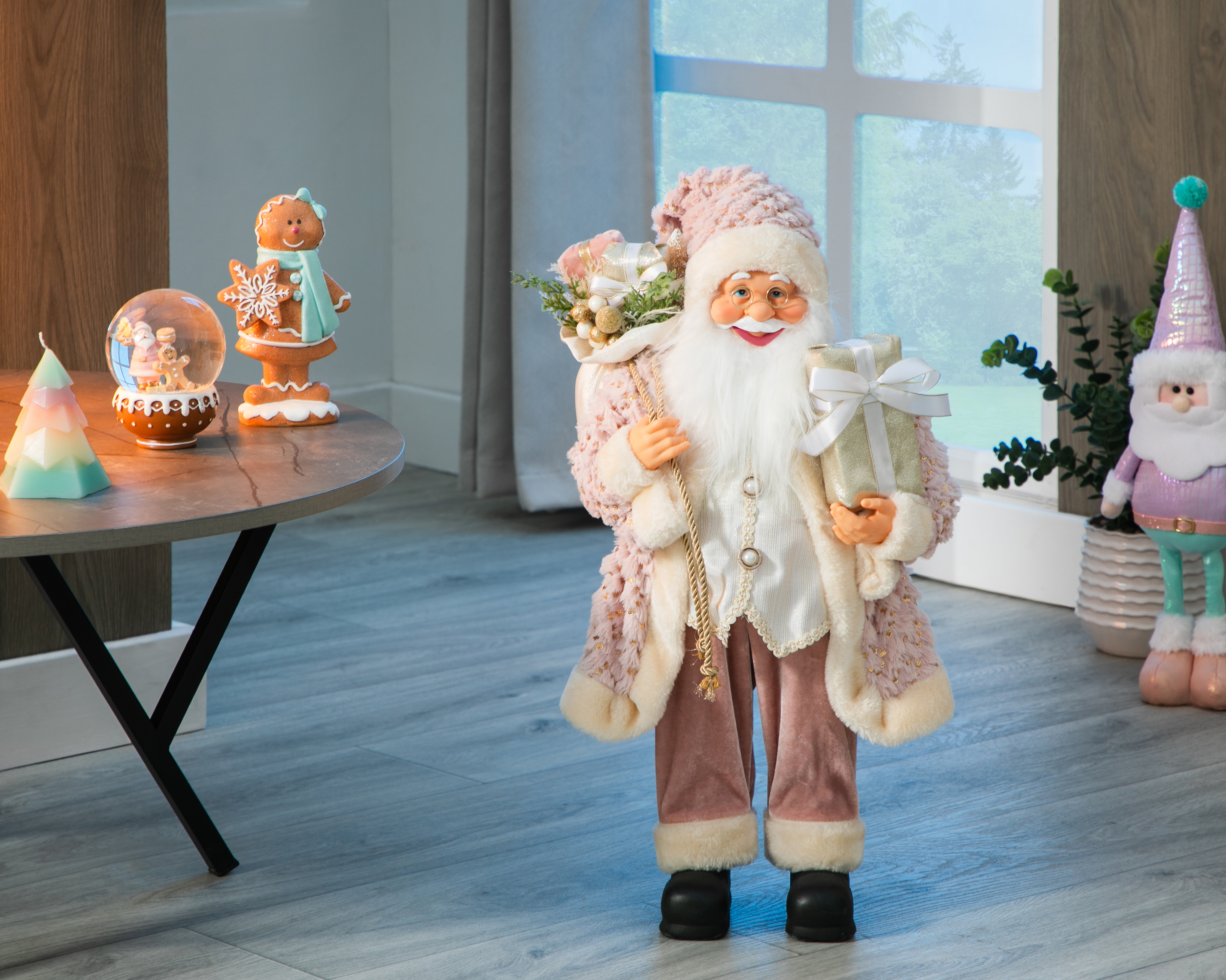 Foto 5 | Foto 5 | Figura Decorativa Navideña Santa de Plástico