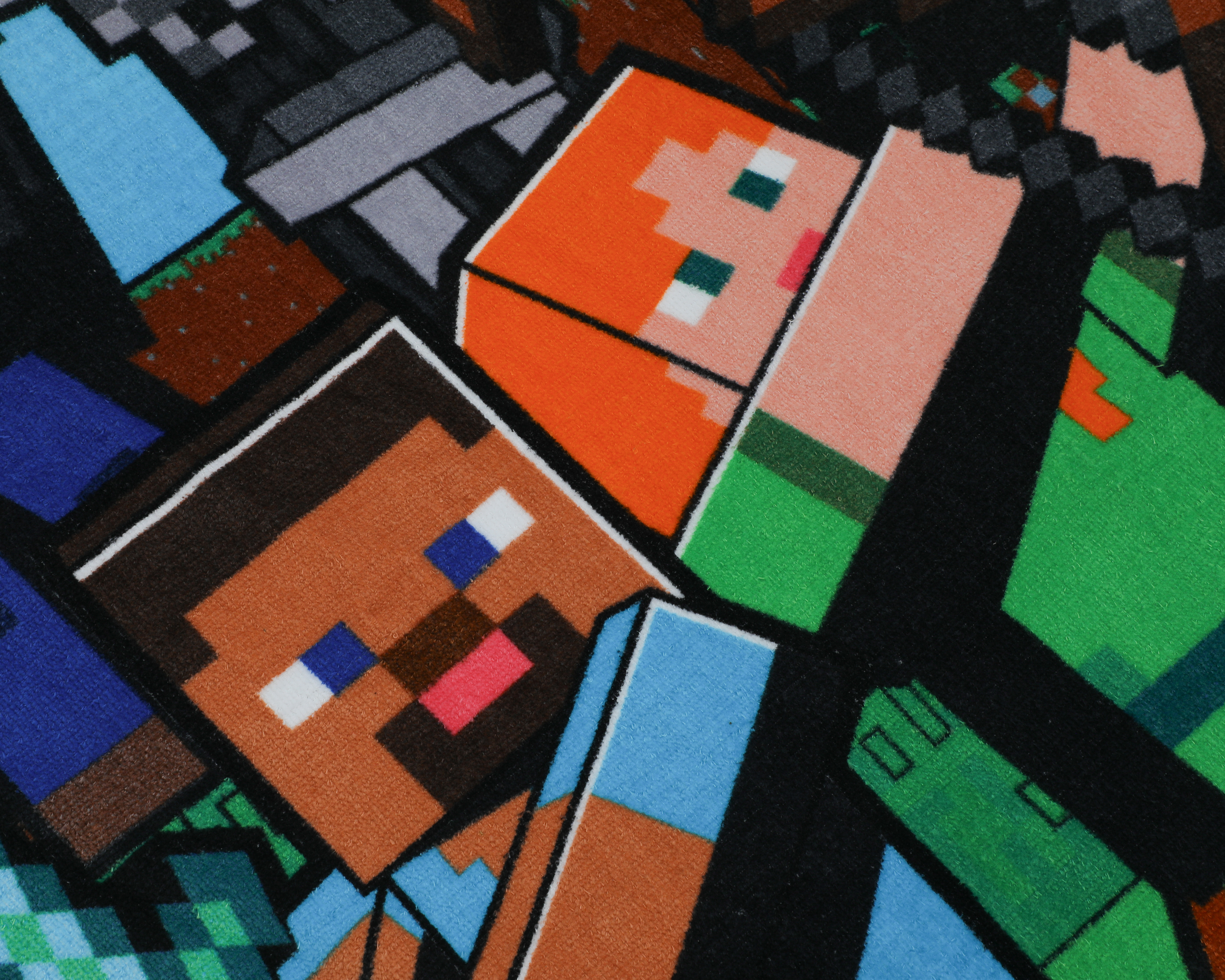 Foto 4 pulgar | Foto 3 | Toalla de Baño Minecraft Estampada