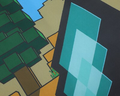 Foto 3 | Foto 3 | Edredón Individual Minecraft Estampado