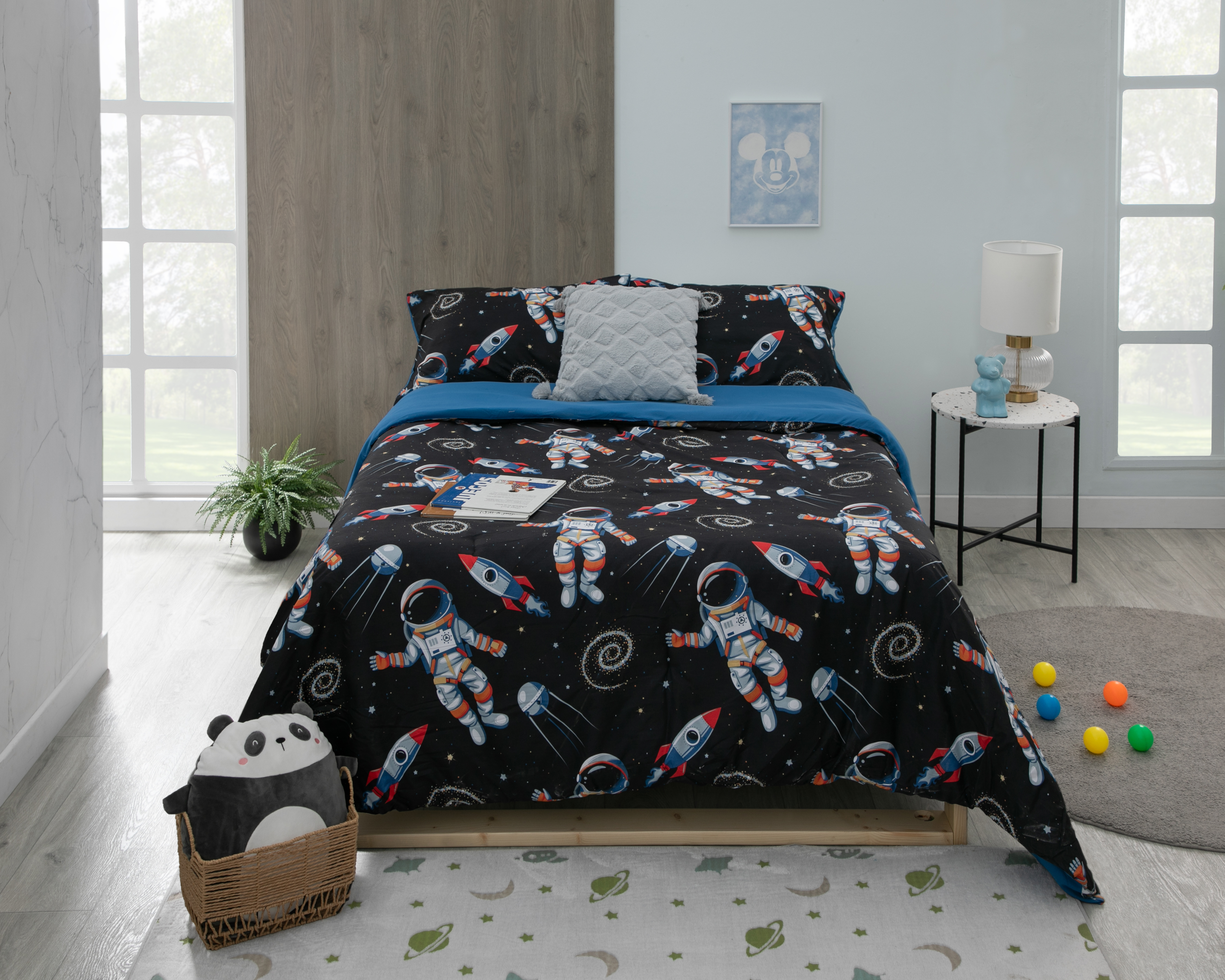 Edredón Matrimonial Starhaus Nebula Estampado 3 Piezas