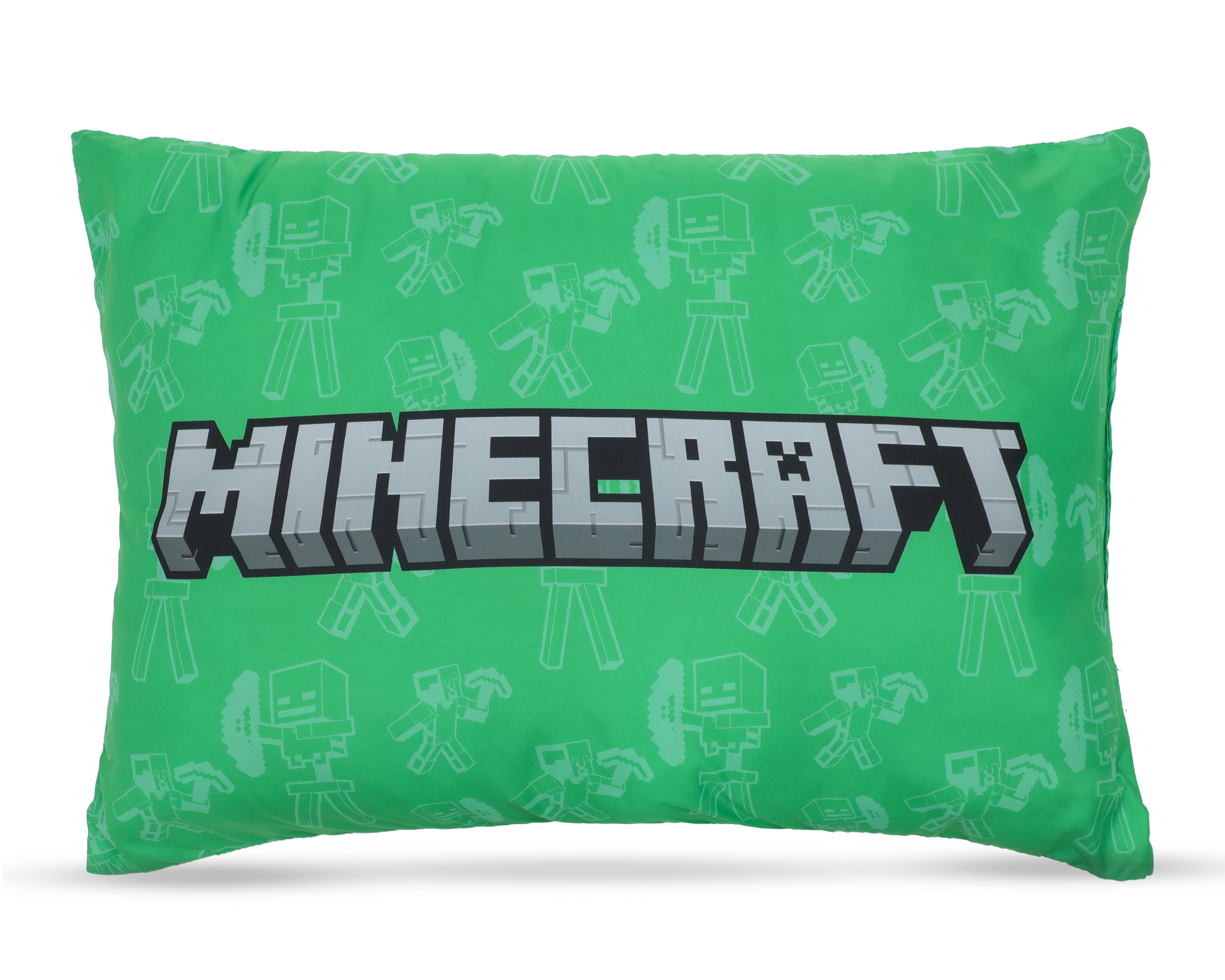 Foto 3 pulgar | Foto 2 | Almohada Minecraft Estándar Suave