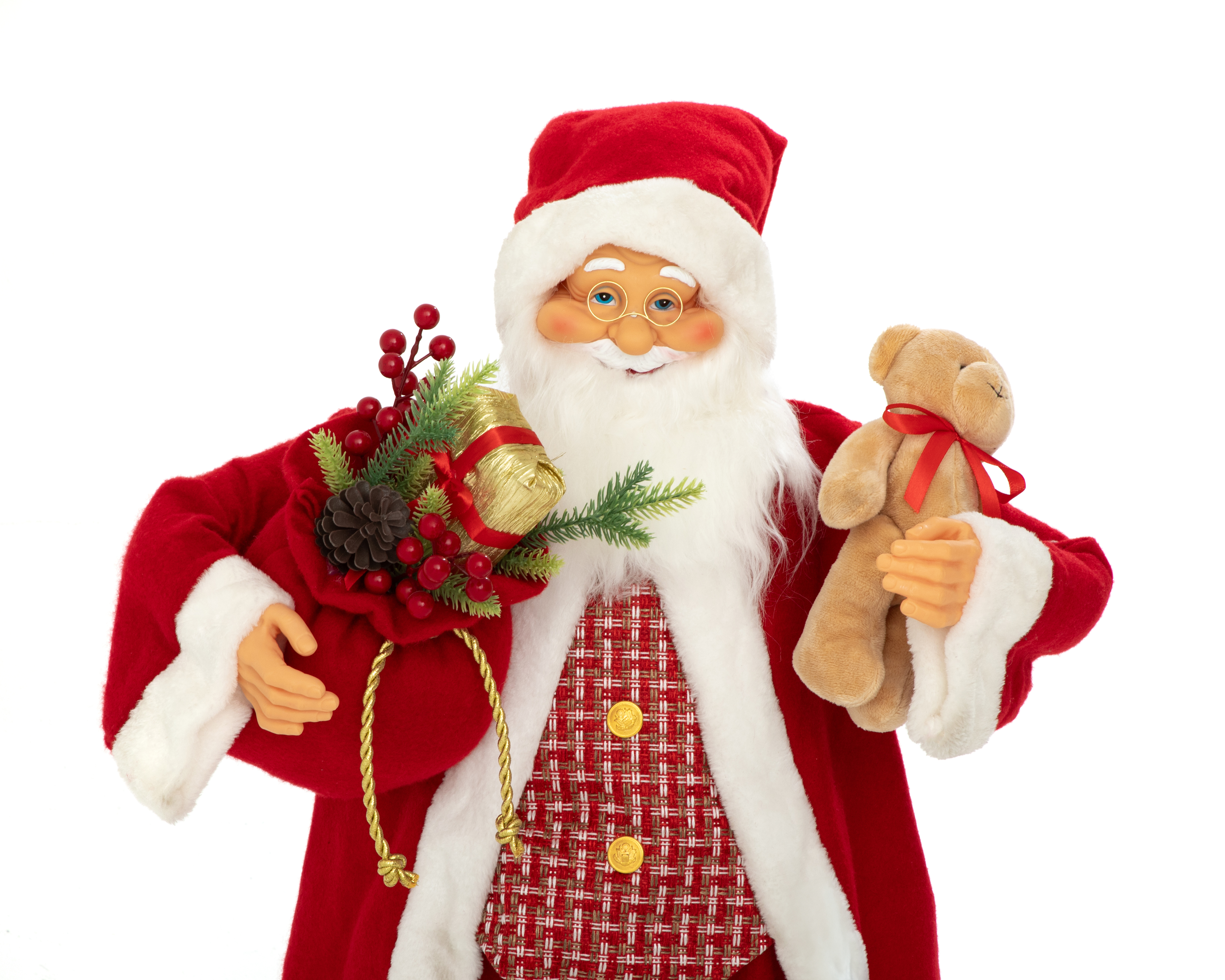 Foto 5 pulgar | Foto 4 | Figura Decorativa Navideña Papa Noel de Plástico