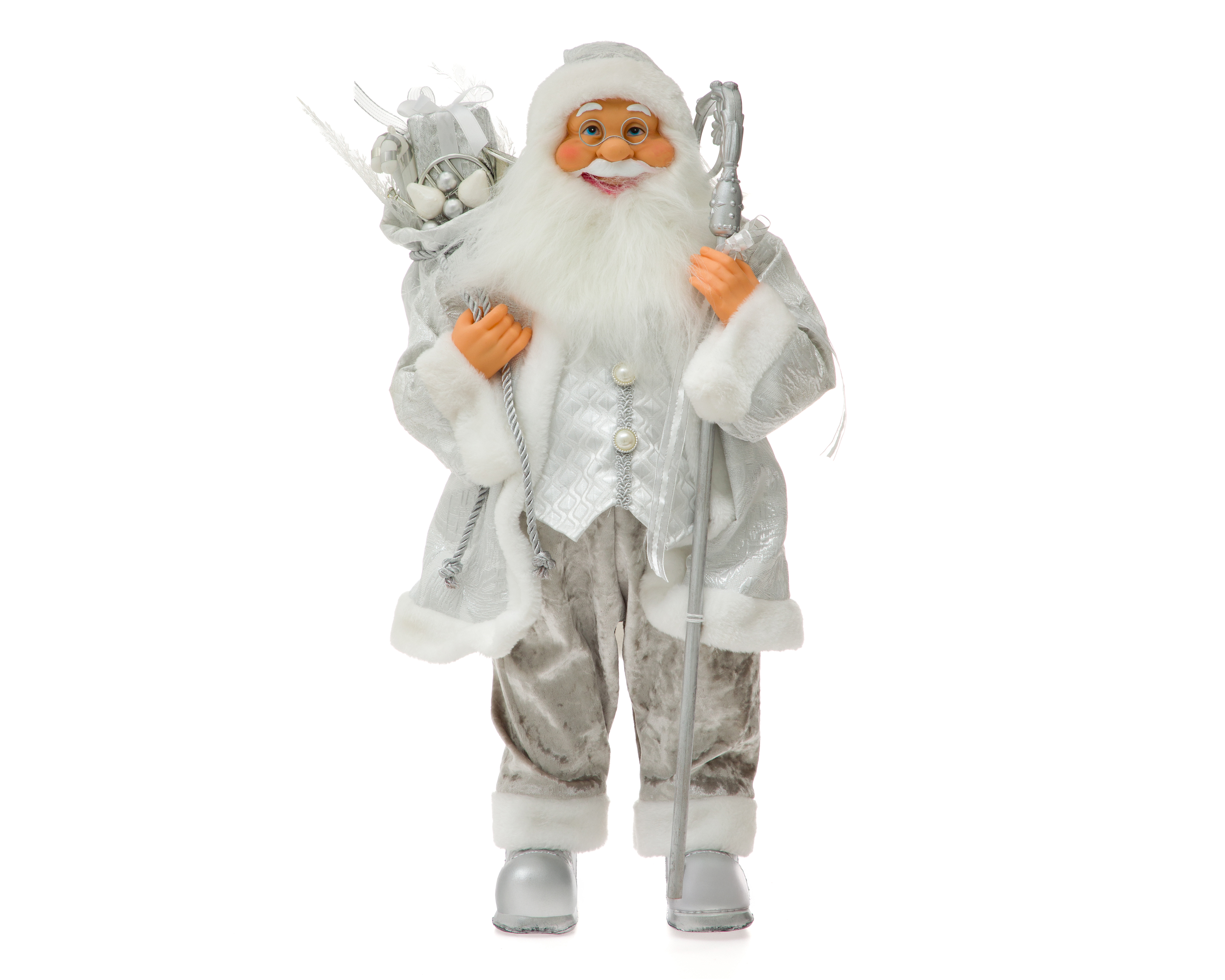 Foto 4 pulgar | Foto 3 | Figura Decorativa Santa Claus de Navidad Nikolaus de Plástico