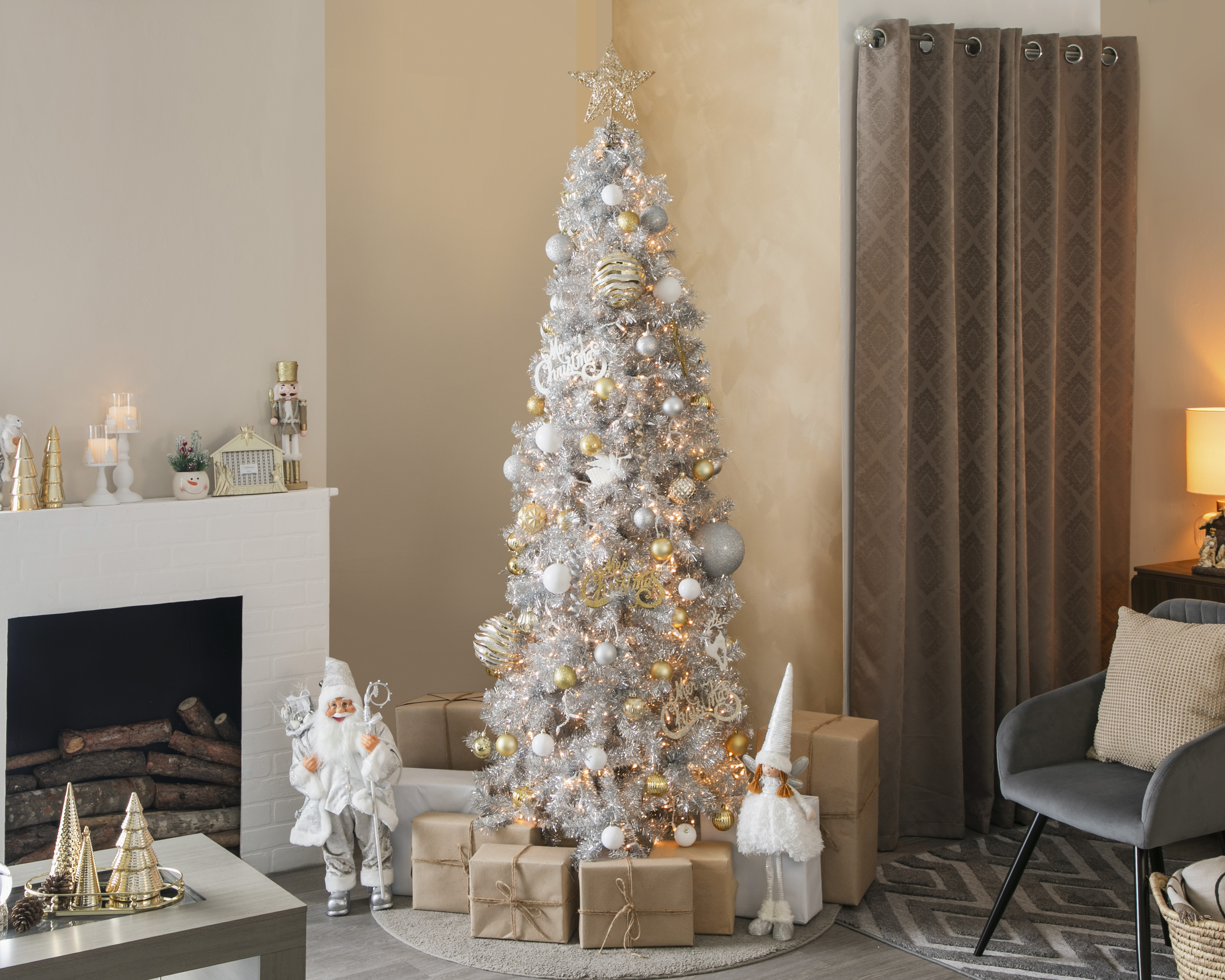 Foto 1 | Foto 1 | Árbol de Navidad Diamonds 225 cm