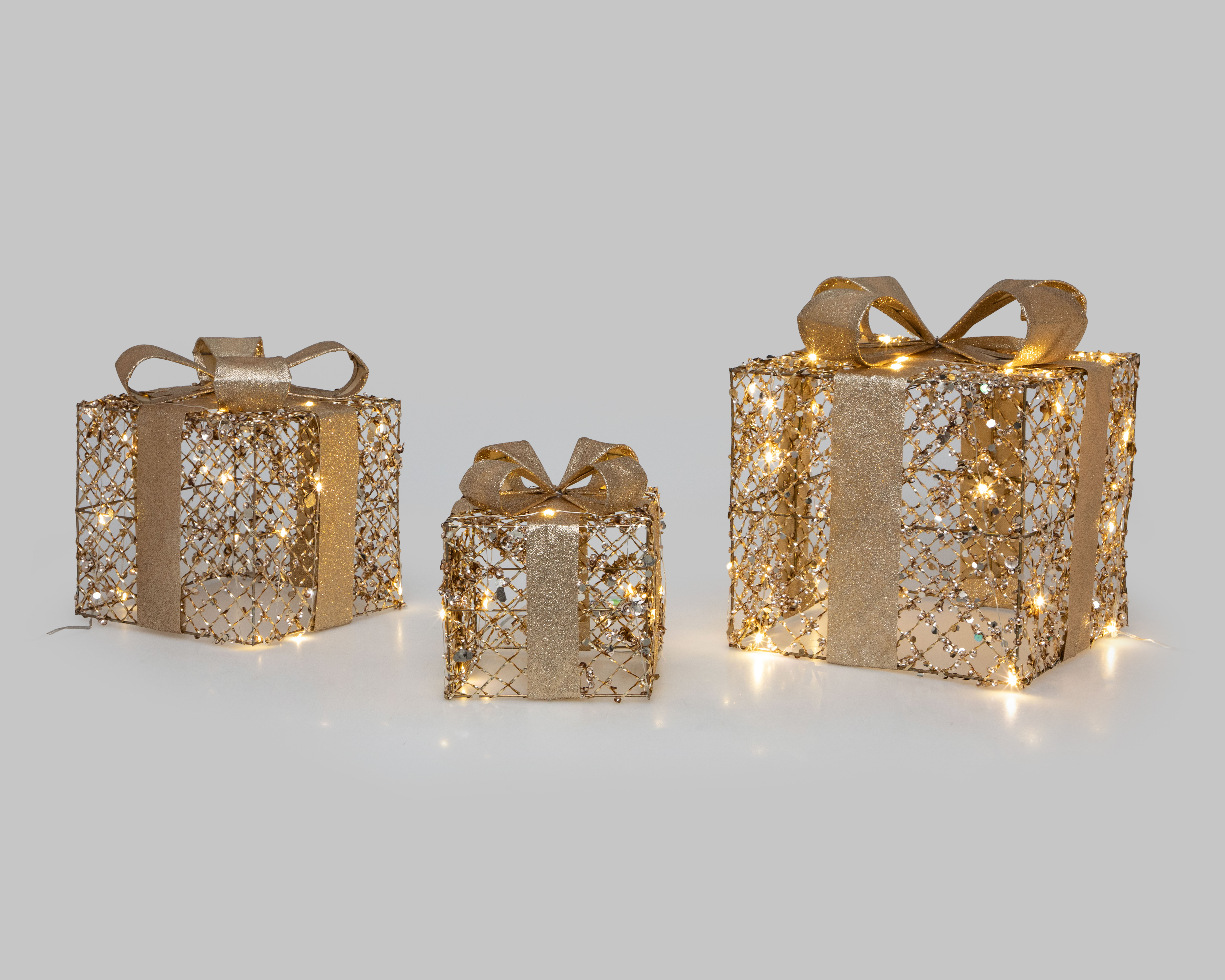 Foto 6 pulgar | Foto 5 | Cajas de Regalo de Navidad Golden Gift 3 Piezas