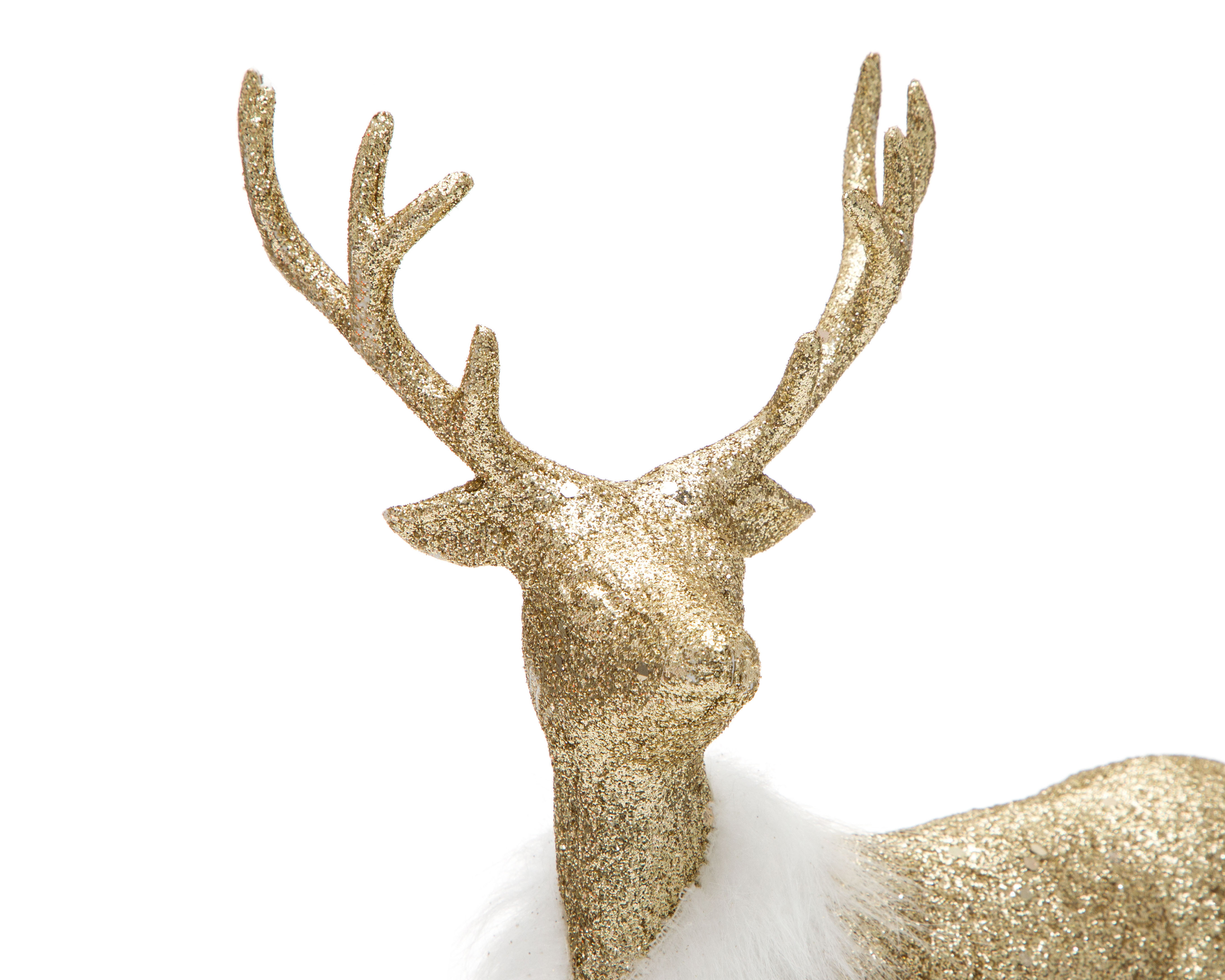 Foto 5 | Foto 5 | Figura Decorativa de Reno Navideño Dashers de Plástico 2 Piezas