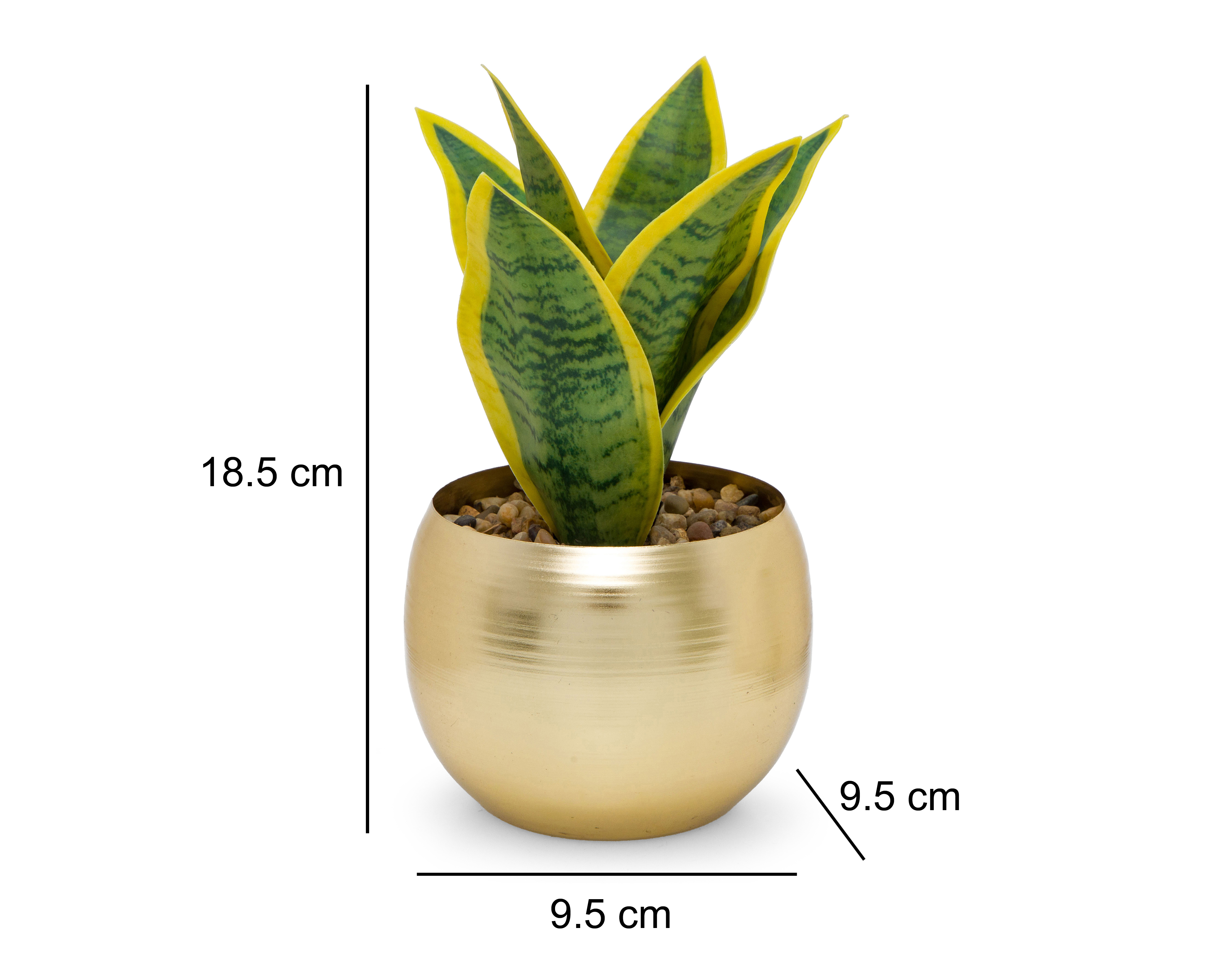 Foto 6 pulgar | Foto 5 | Planta Artificial con Maceta Starhaus 18.5 cm