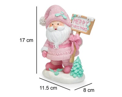 Foto 6 | Foto 6 | Figura Decorativa Santa de Navidad Merry Ginger de Poliresina