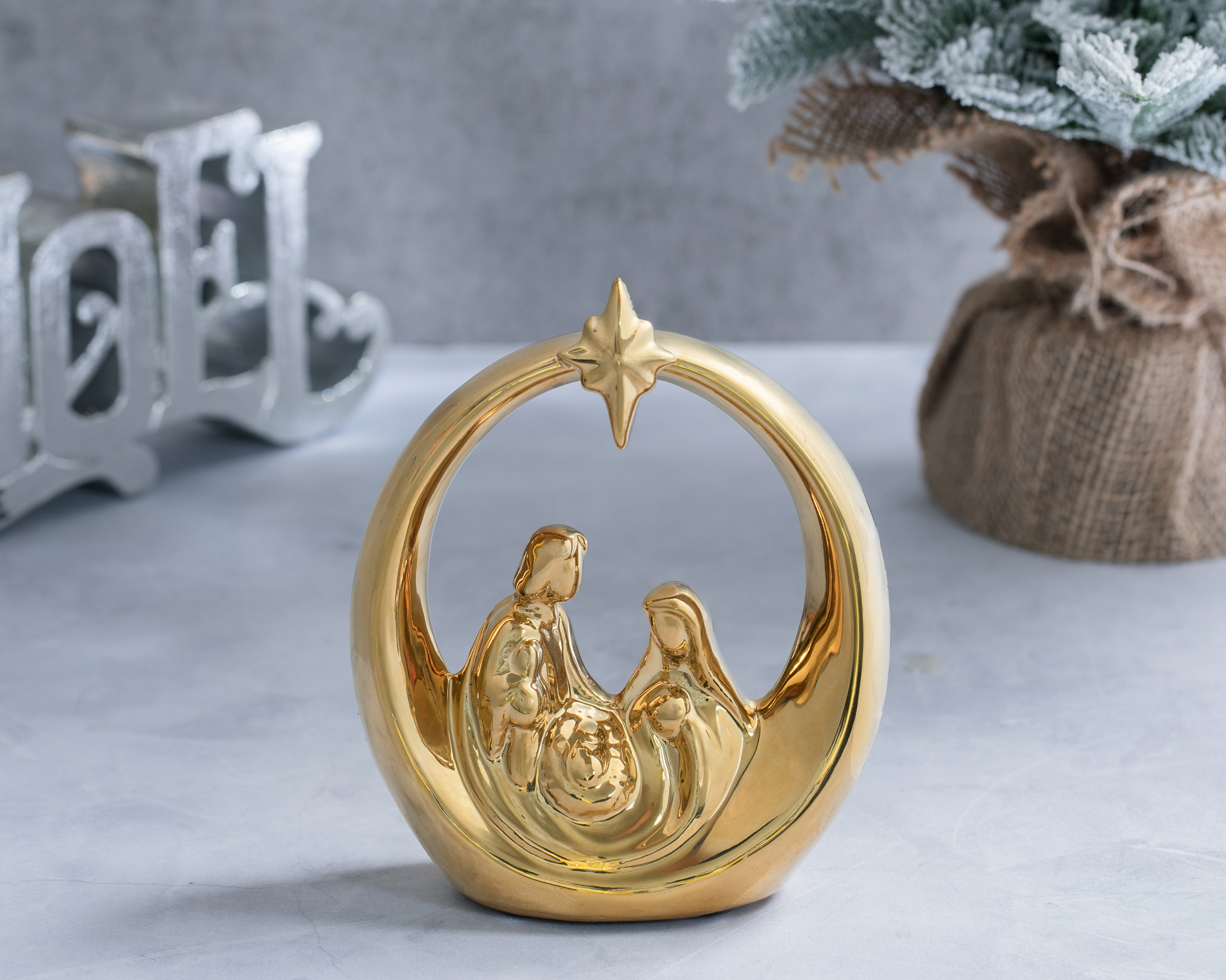 Foto 5 | Foto 5 | Figura Decorativa de Navidad Nacimiento de Cerámica