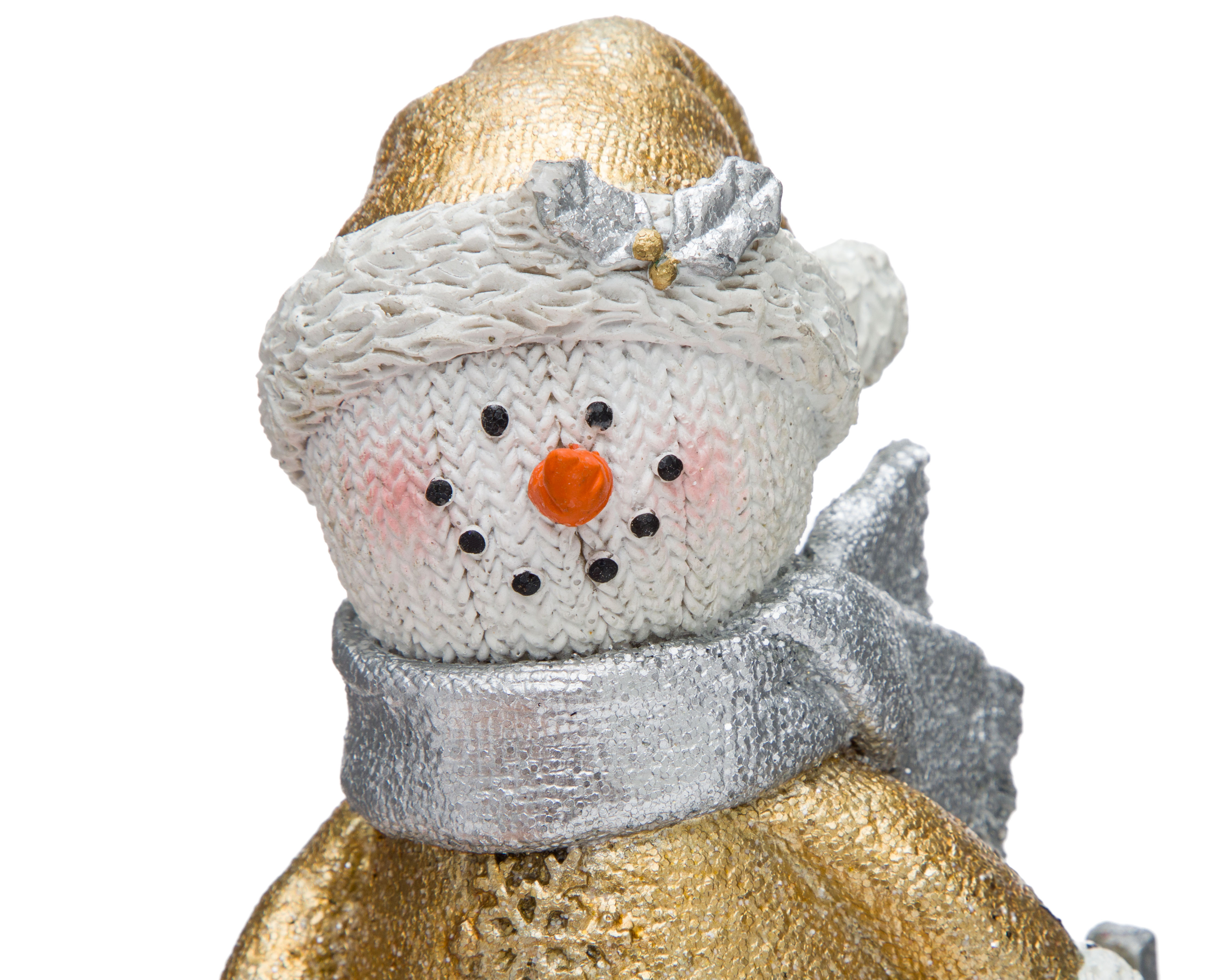 Foto 4 | Foto 4 | Figura Decorativa Muñeco de Nieve Navideño Patis de Poliresina