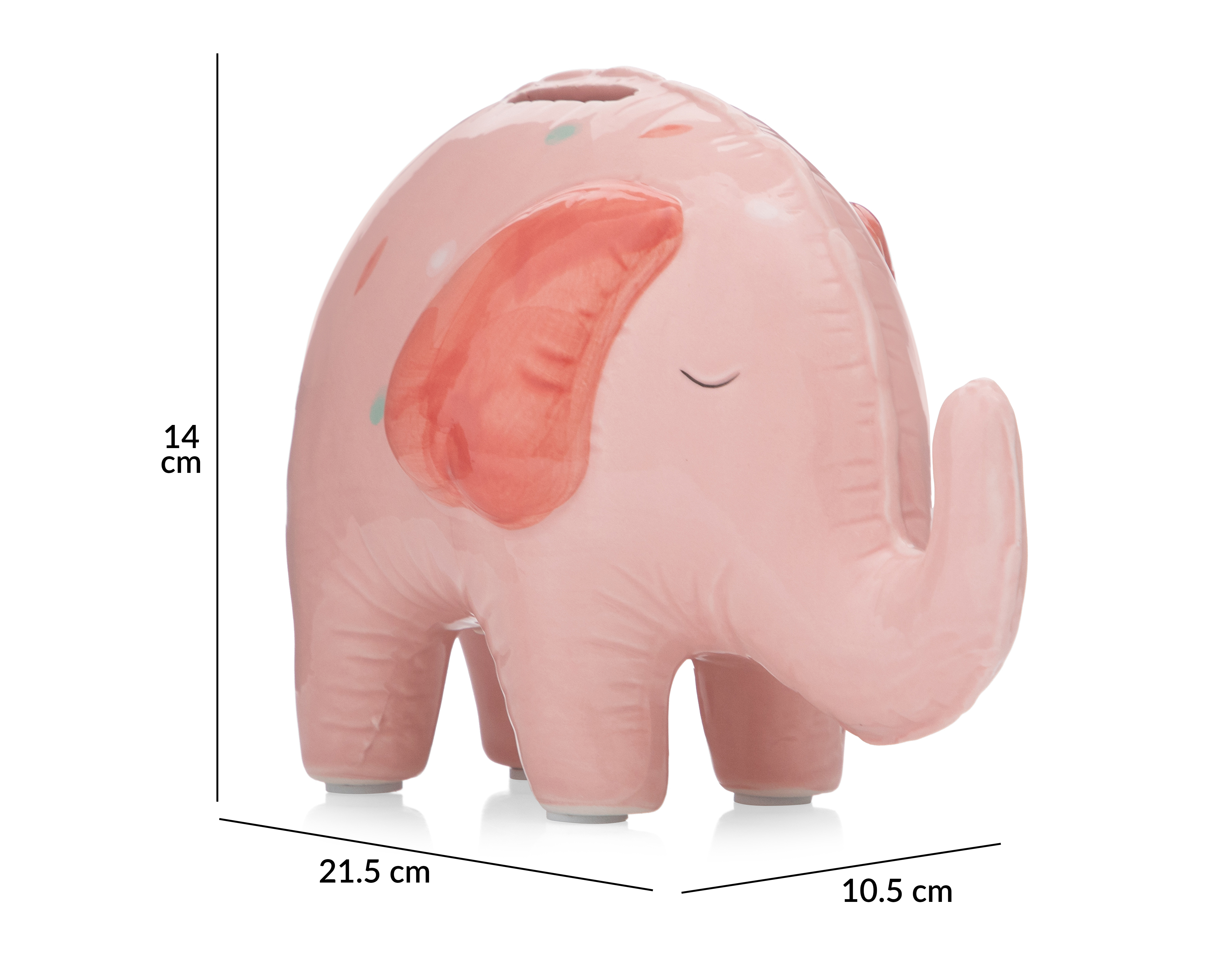 Foto 6 | Foto 6 | Alcancía de Elefante Bingbon de Cerámica