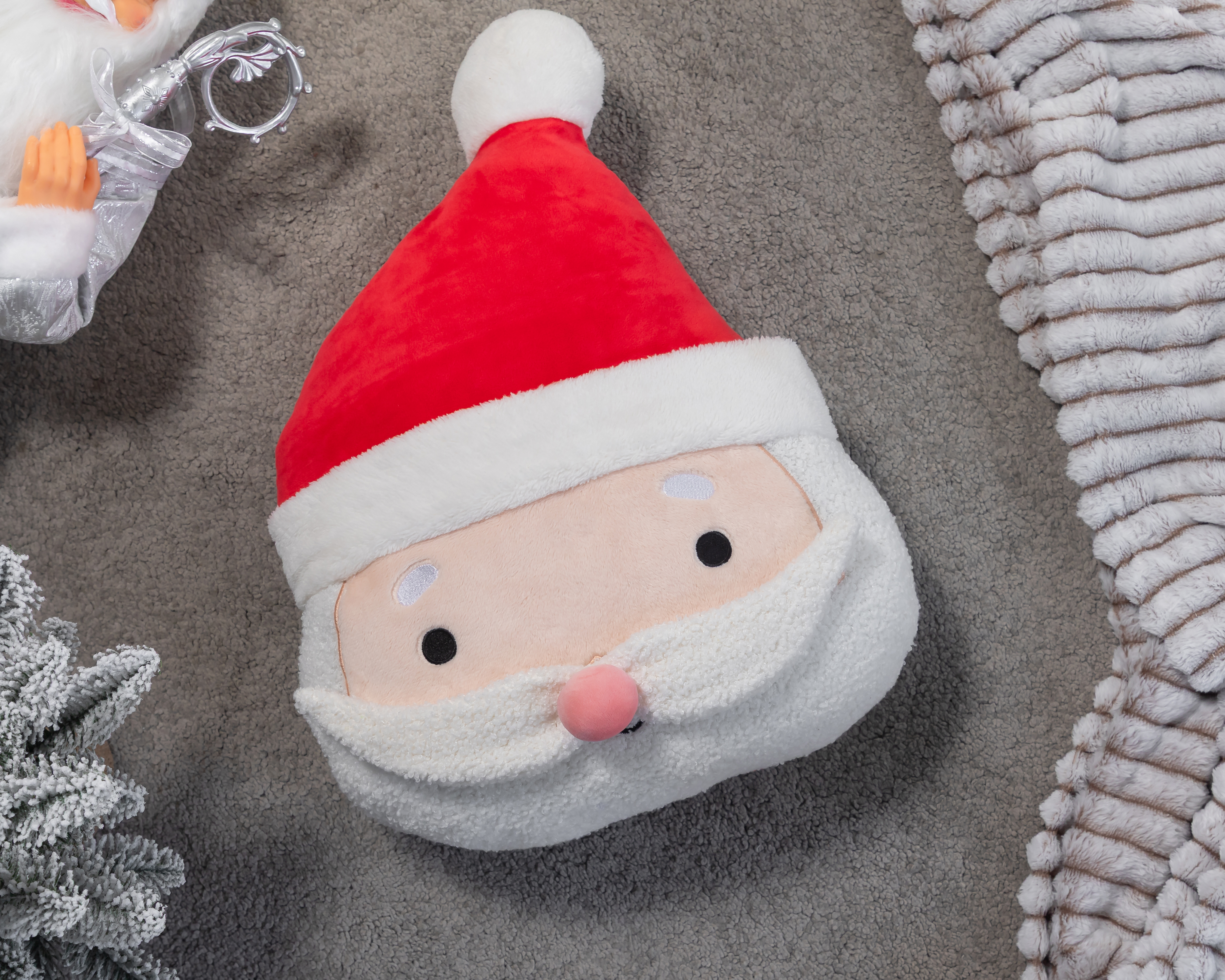 Foto 5 | Foto 5 | Cojín Decorativo Santa Fluffy