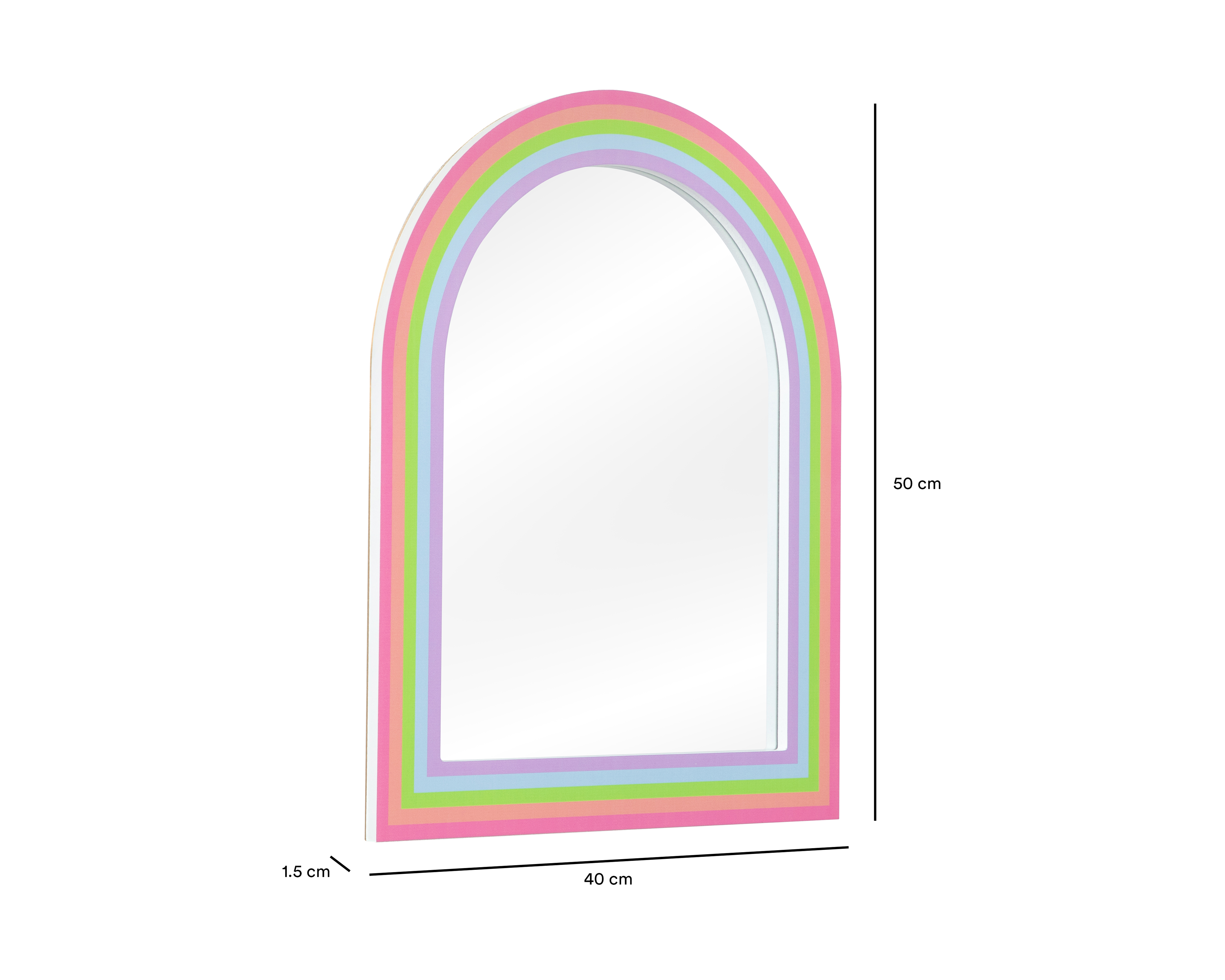 Foto 5 | Foto 5 | Espejo de Arco Rainbo 40 x 50 cm