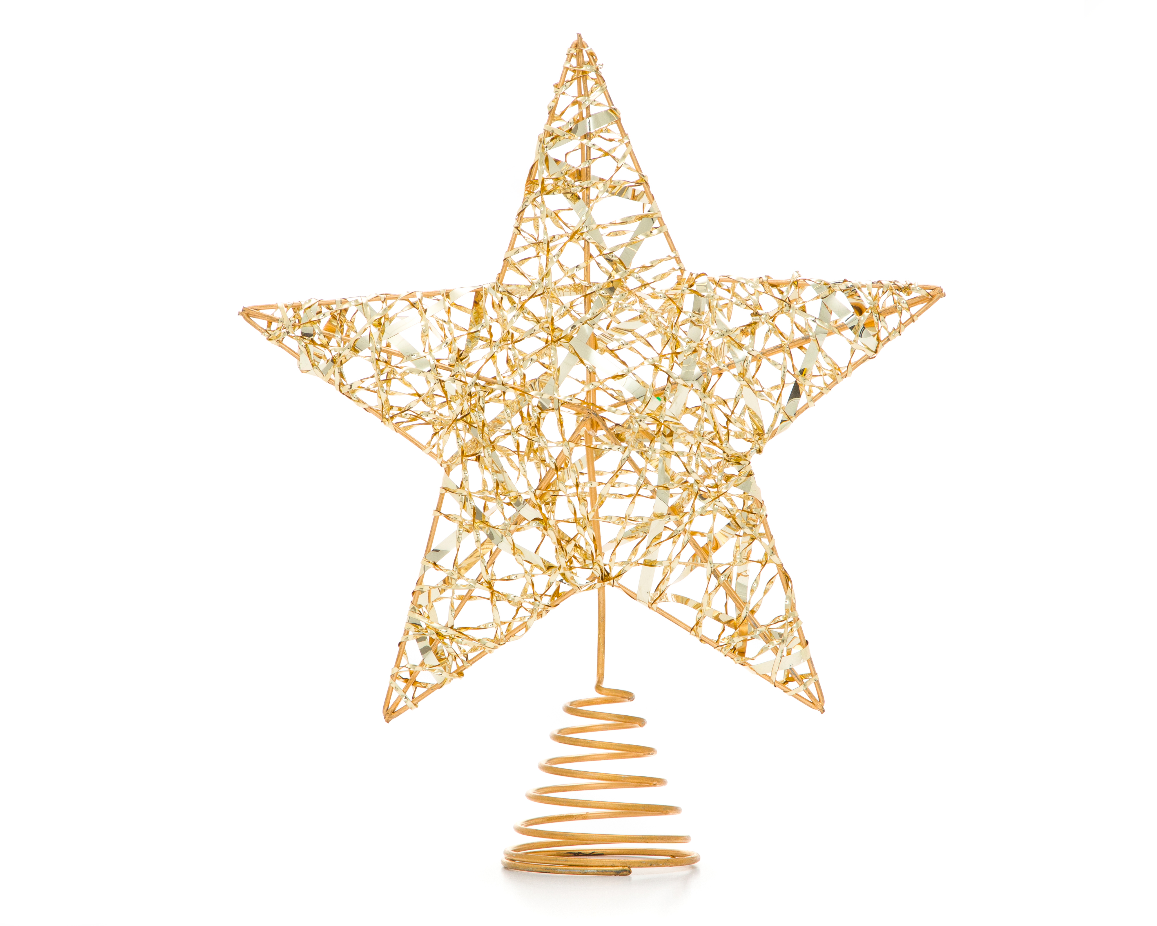 Punta de Árbol de Navidad Starhaus Estrella Golden