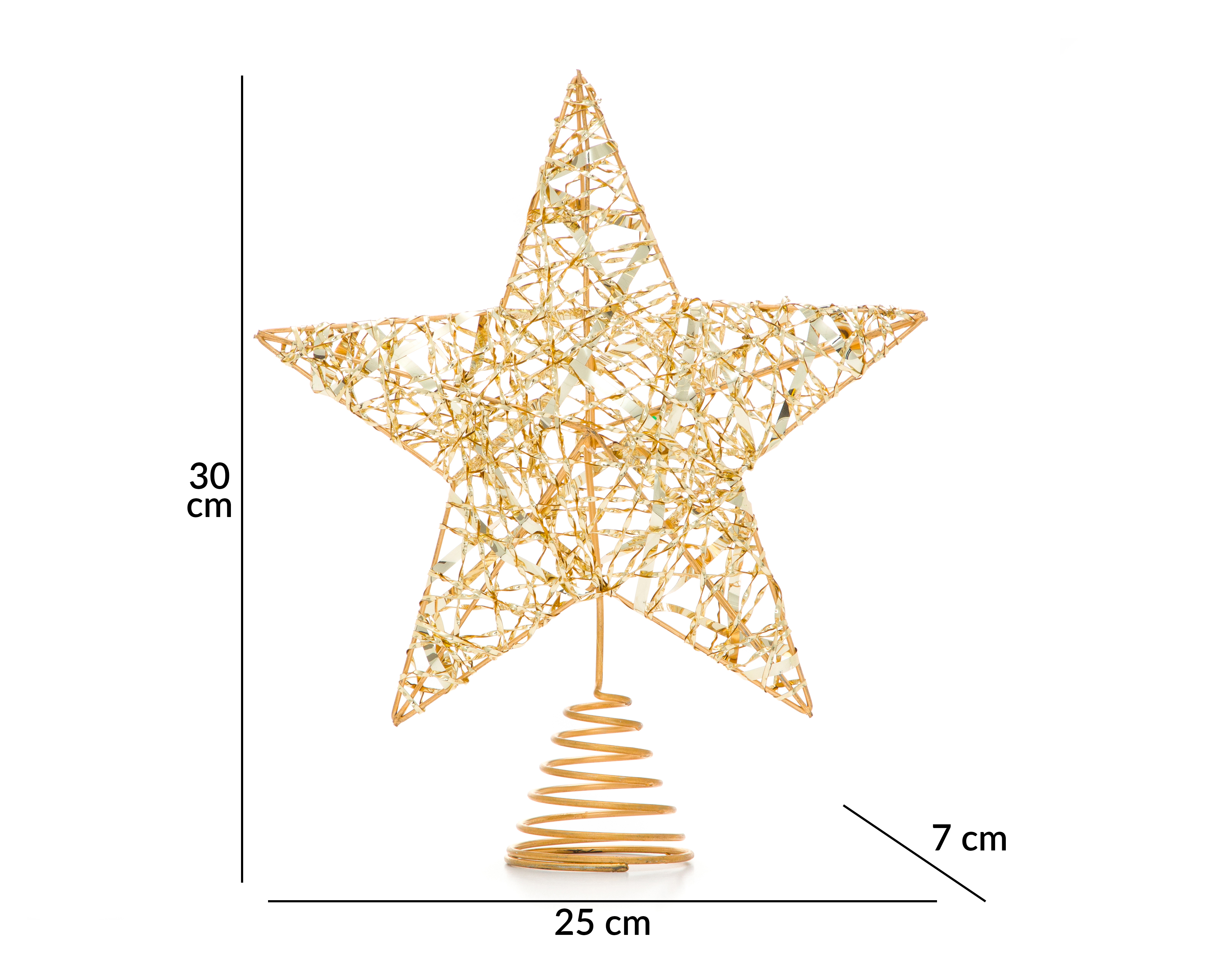 Foto 5 pulgar | Foto 4 | Punta de Árbol de Navidad Starhaus Estrella Golden