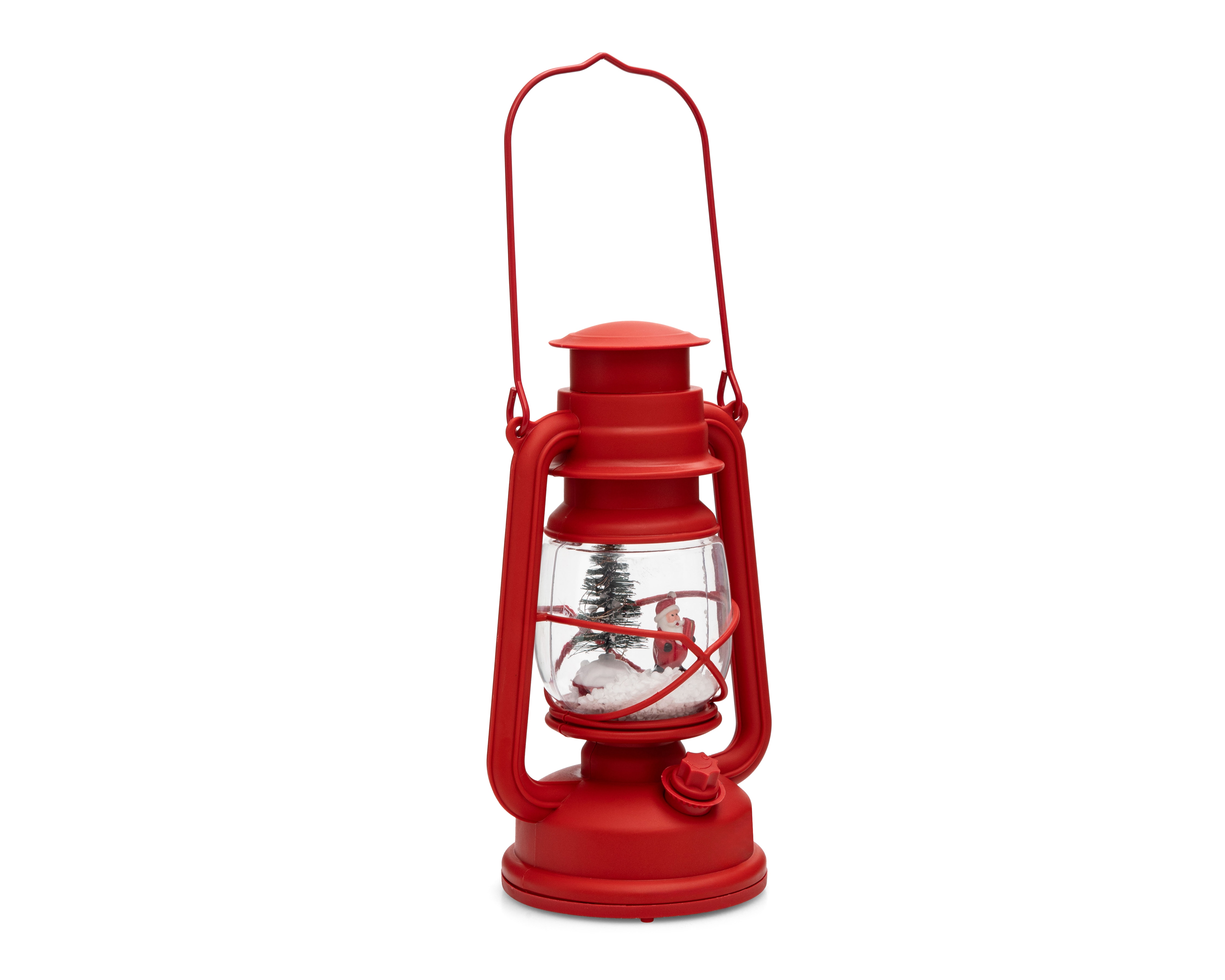 Figura Decorativa Linterna Navideña Starhaus Santa Lantern de Poliestireno