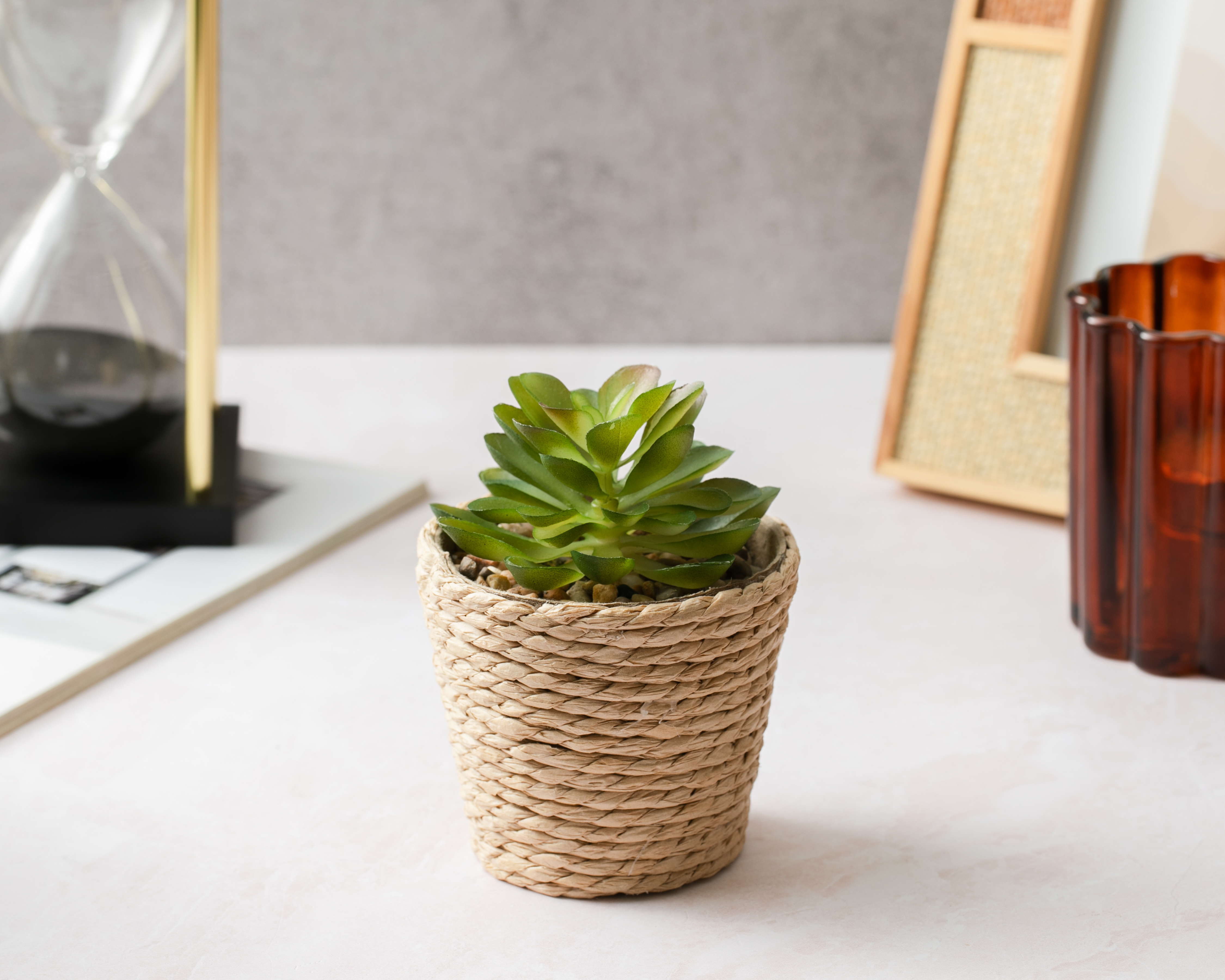 Foto 5 pulgar | Foto 4 | Planta Artificial con Maceta Starhaus 12 cm