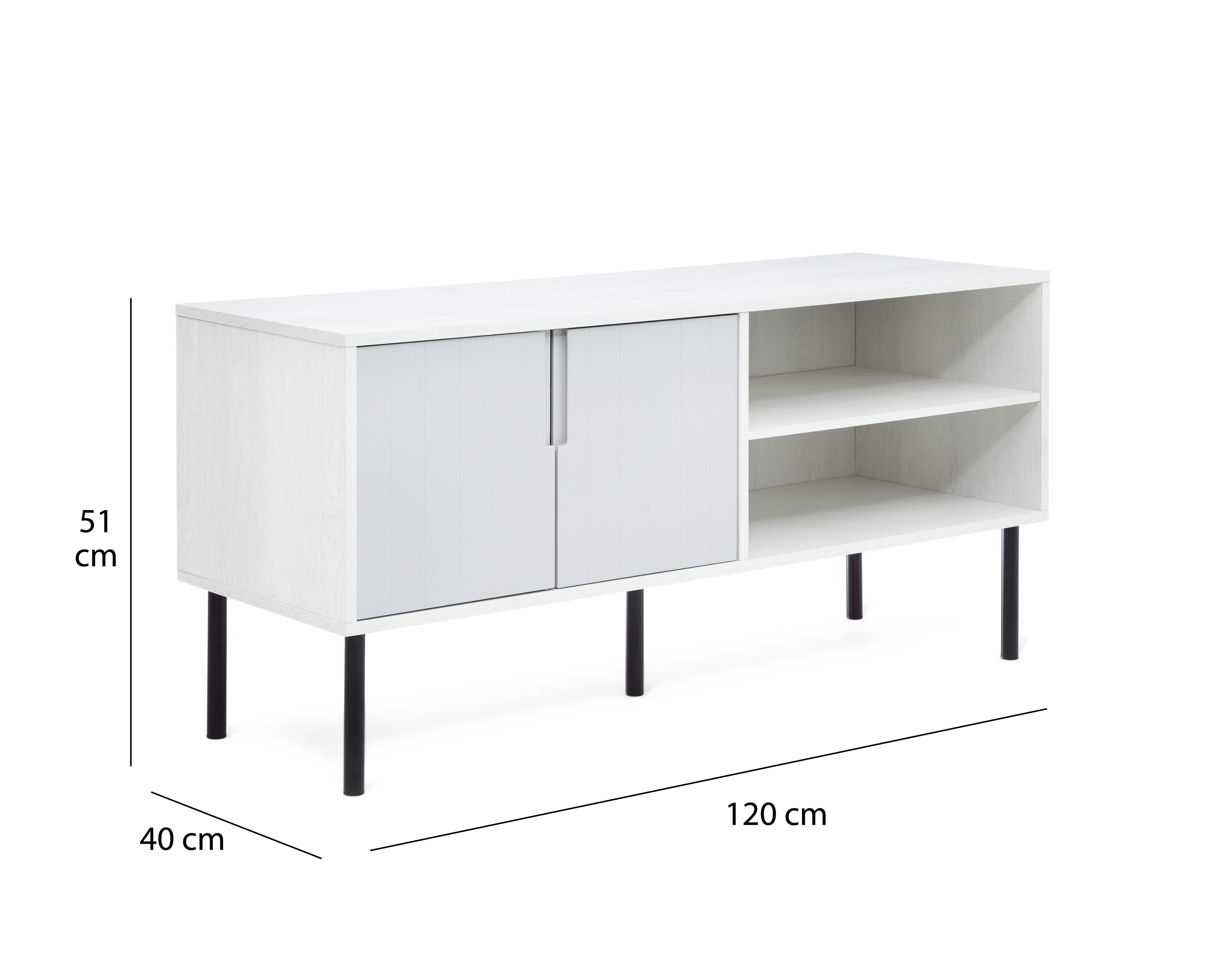 Foto 9 pulgar | Foto 8 | Mesa para Televisión Maira Blanco