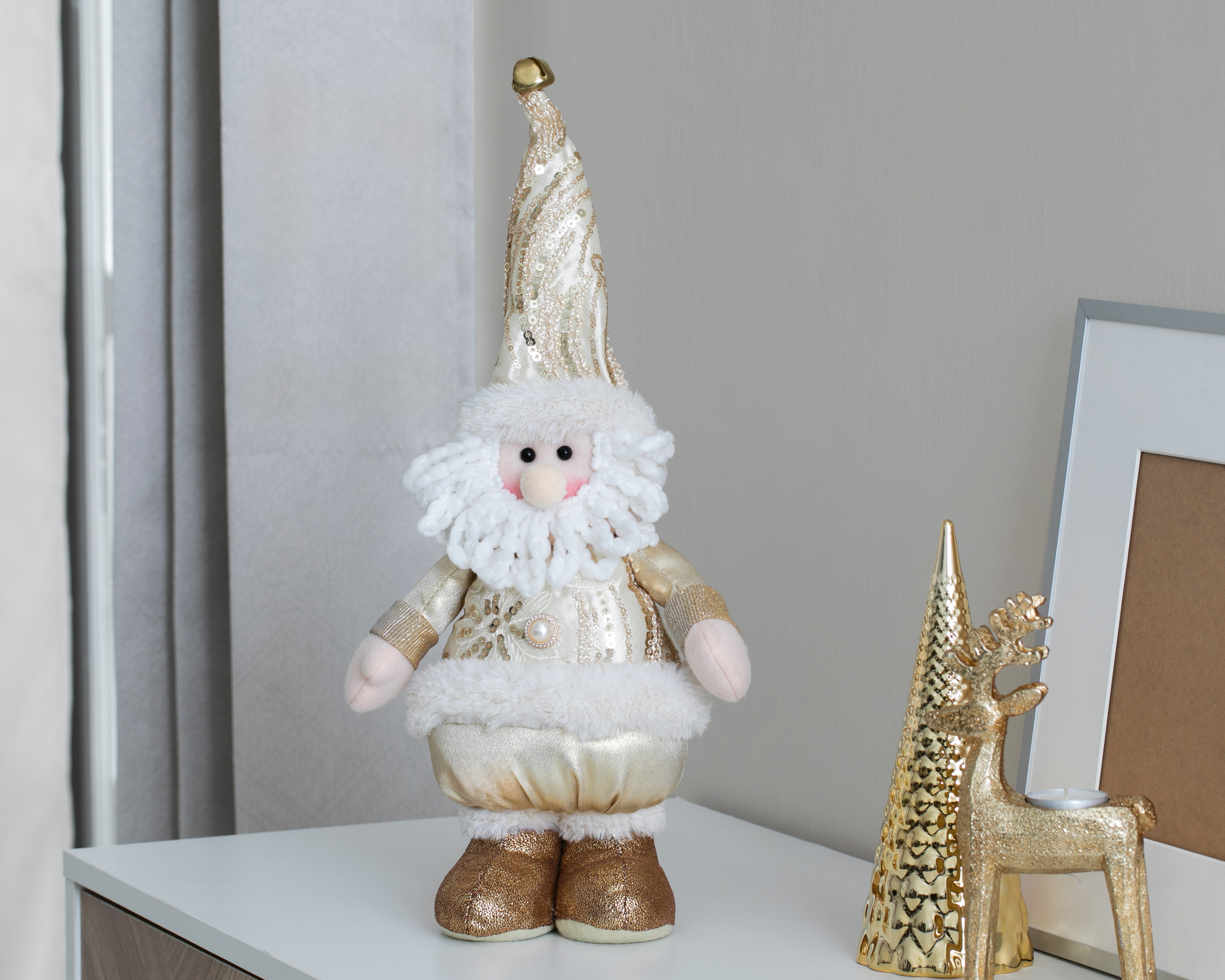 Foto 6 pulgar | Foto 5 | Figura Decorativa Navideña Santa Claus de Poliéster