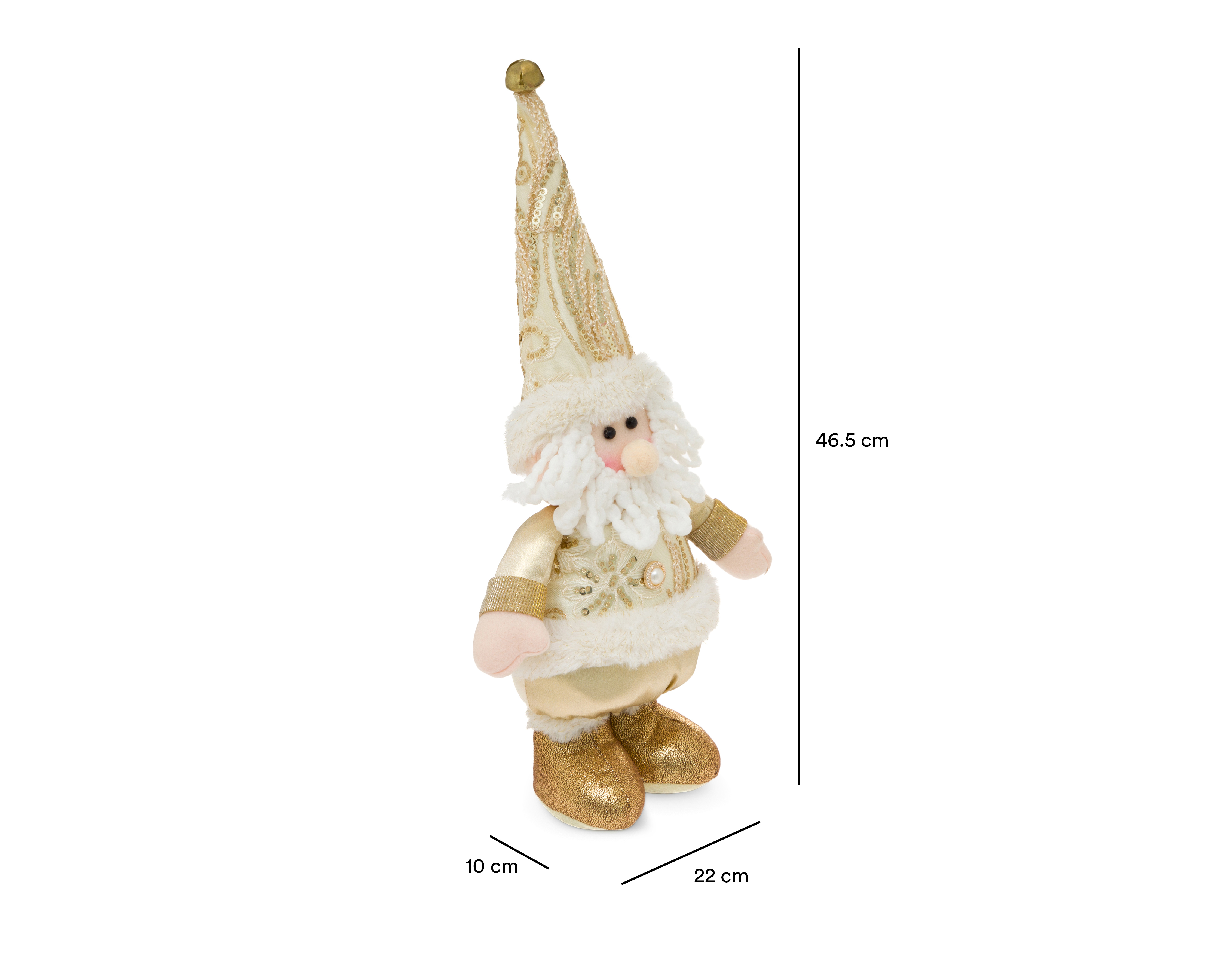 Foto 7 pulgar | Foto 6 | Figura Decorativa Navideña Santa Claus de Poliéster