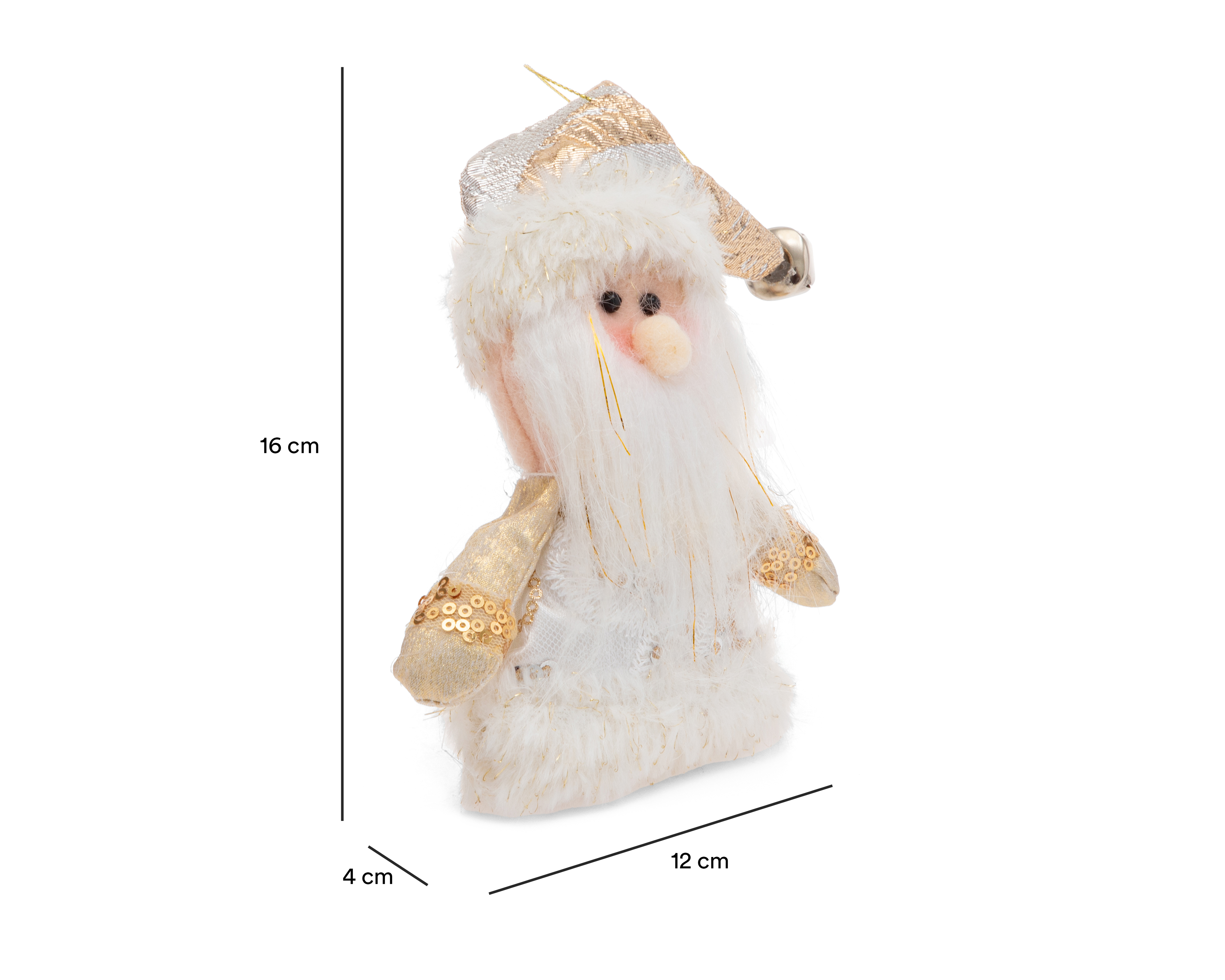 Foto 5 pulgar | Foto 4 | Accesorio para Árbol Starhaus Mini Santa Metálica