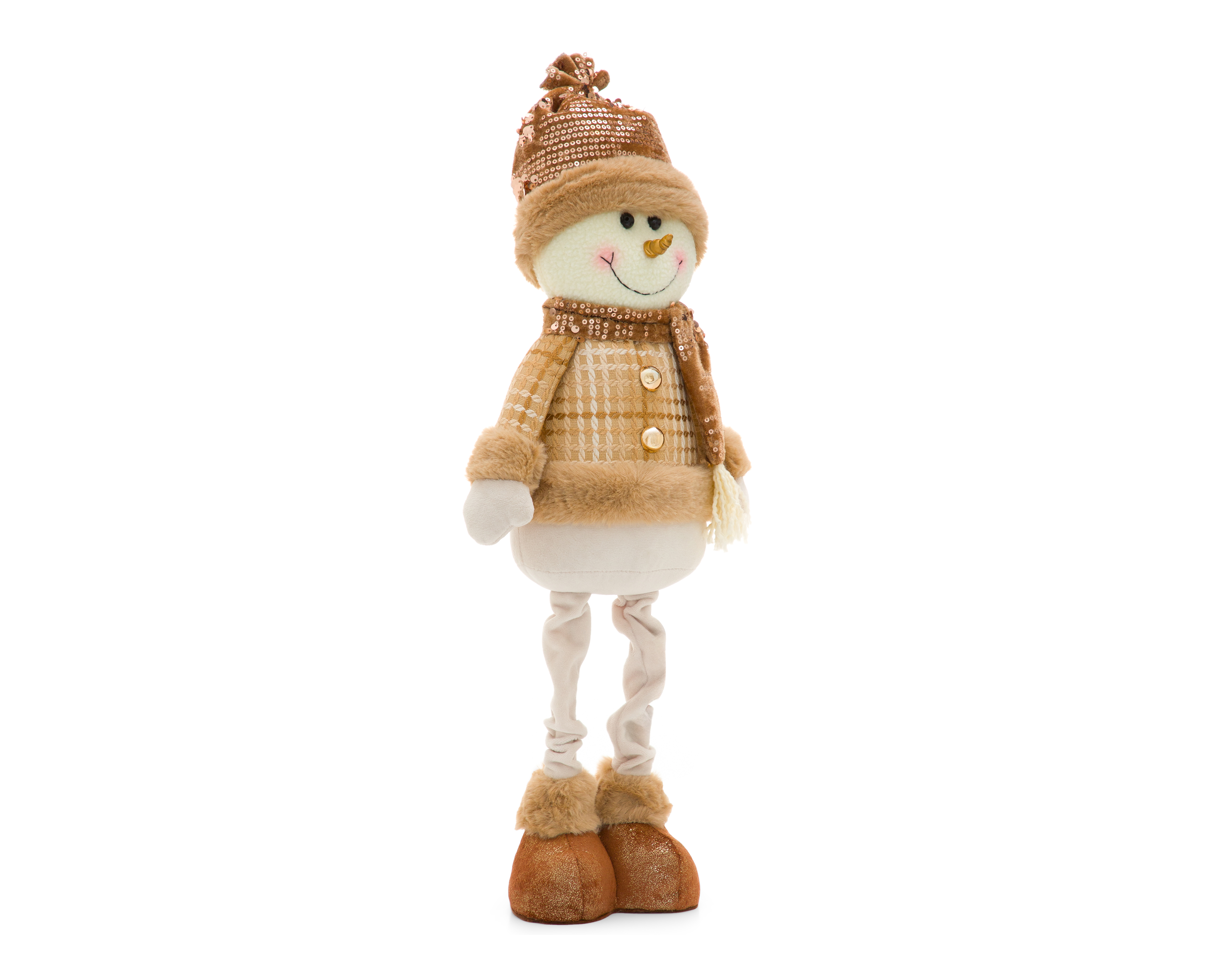 Foto 2 pulgar | Foto 1 | Figura Decorativa Mono de Nieve de Navidad Manolo de Poliéster