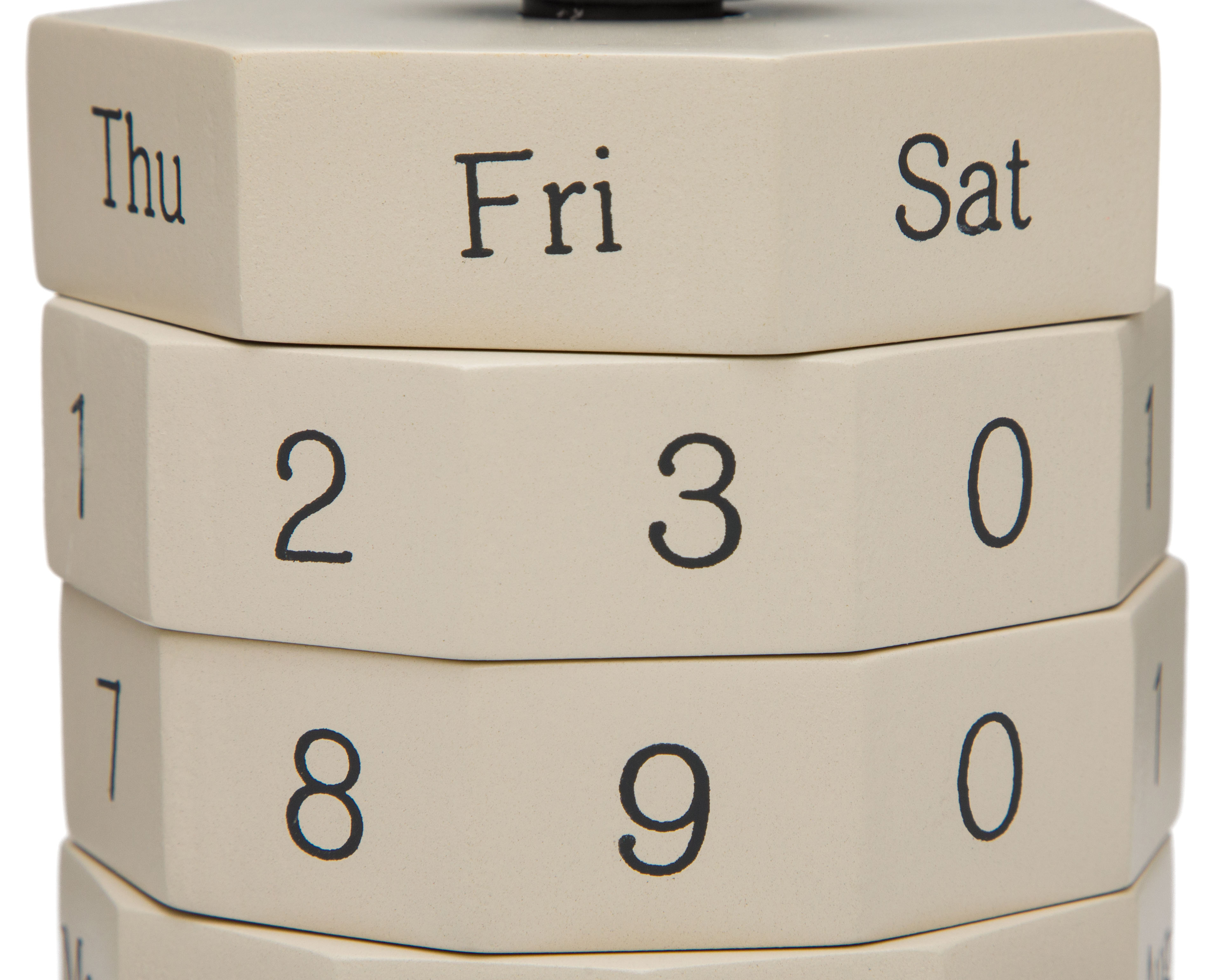 Foto 4 | Foto 4 | Figura Decorativa de Calendario Alfa de Madera