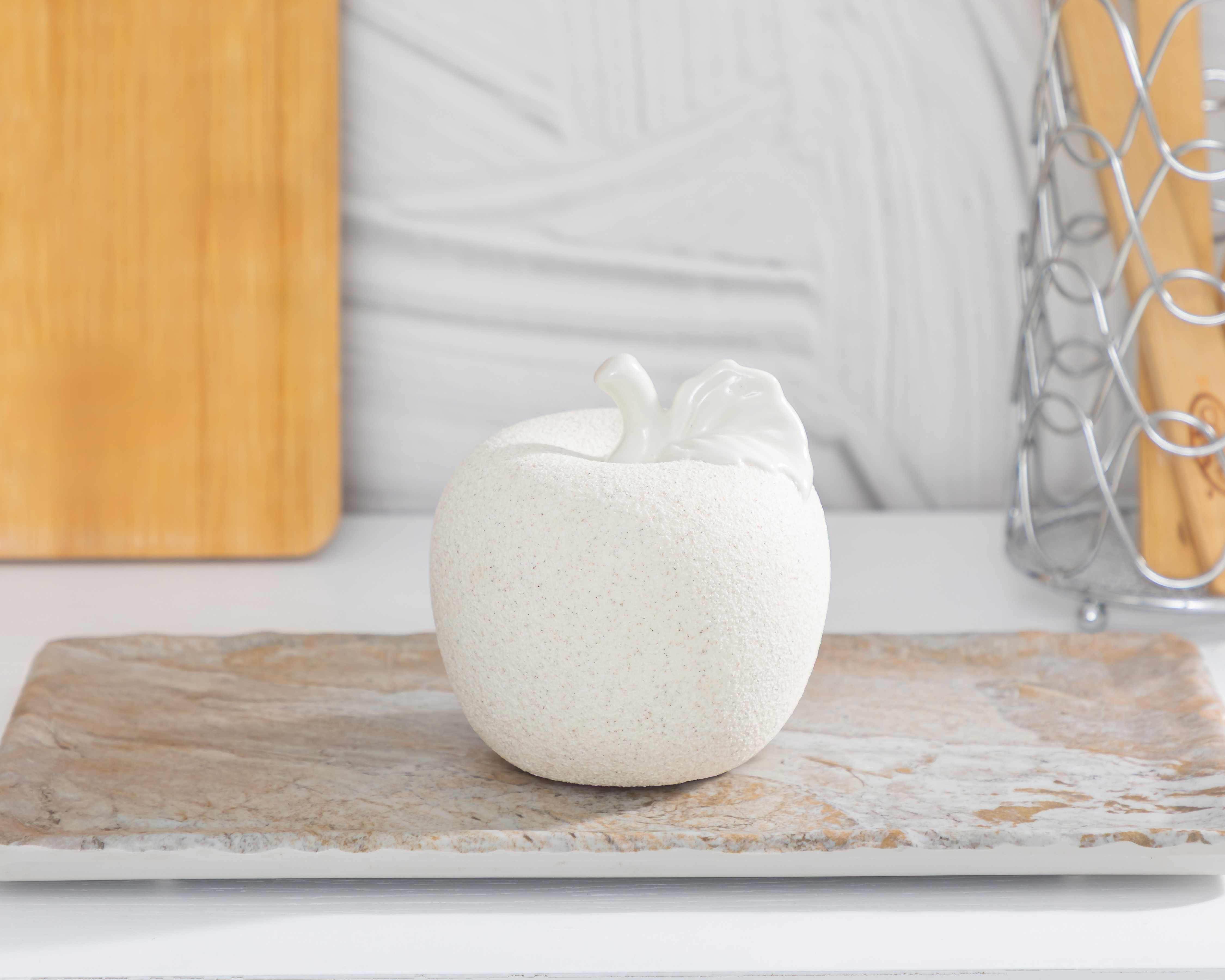 Foto 6 pulgar | Foto 5 | Figura Decorativa Manzana Angria Wp de Cerámica