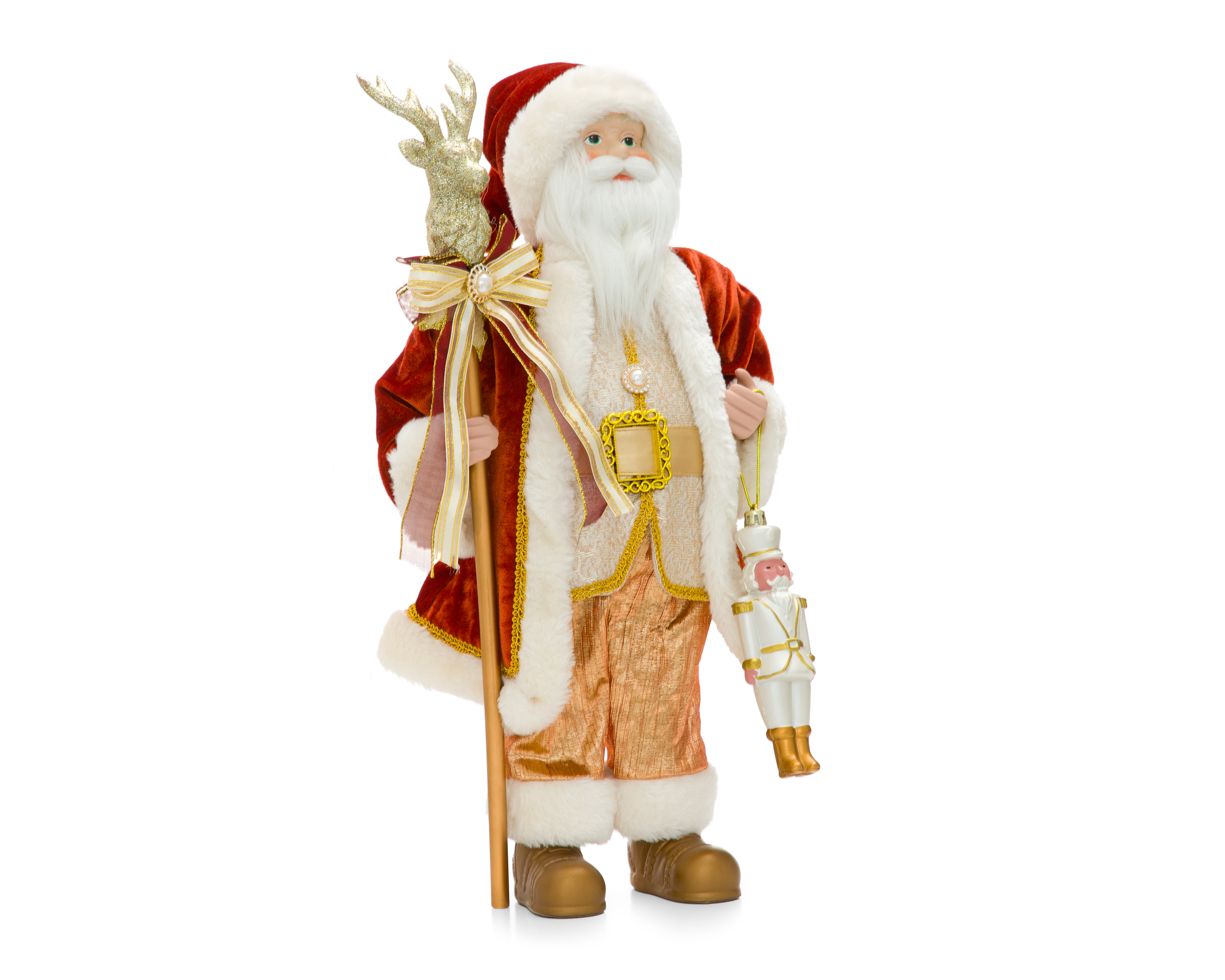 Figura Decorativa Navideña Santa Craft de Plástico