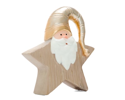 Foto 1 | Foto 1 | Figura Decorativa Estrella de Navidad Santa Star de Resina