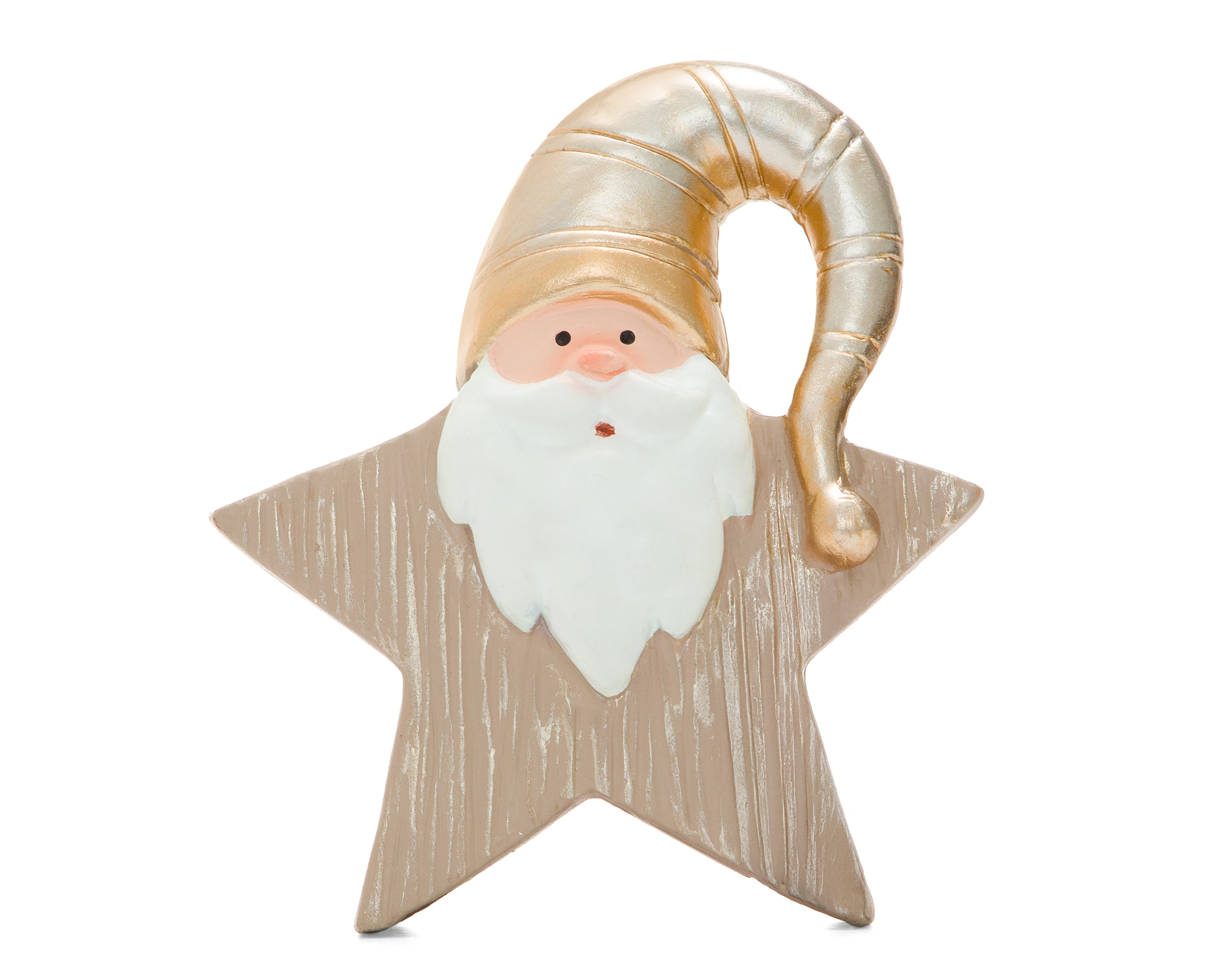 Foto 3 | Foto 3 | Figura Decorativa Estrella de Navidad Santa Star de Resina