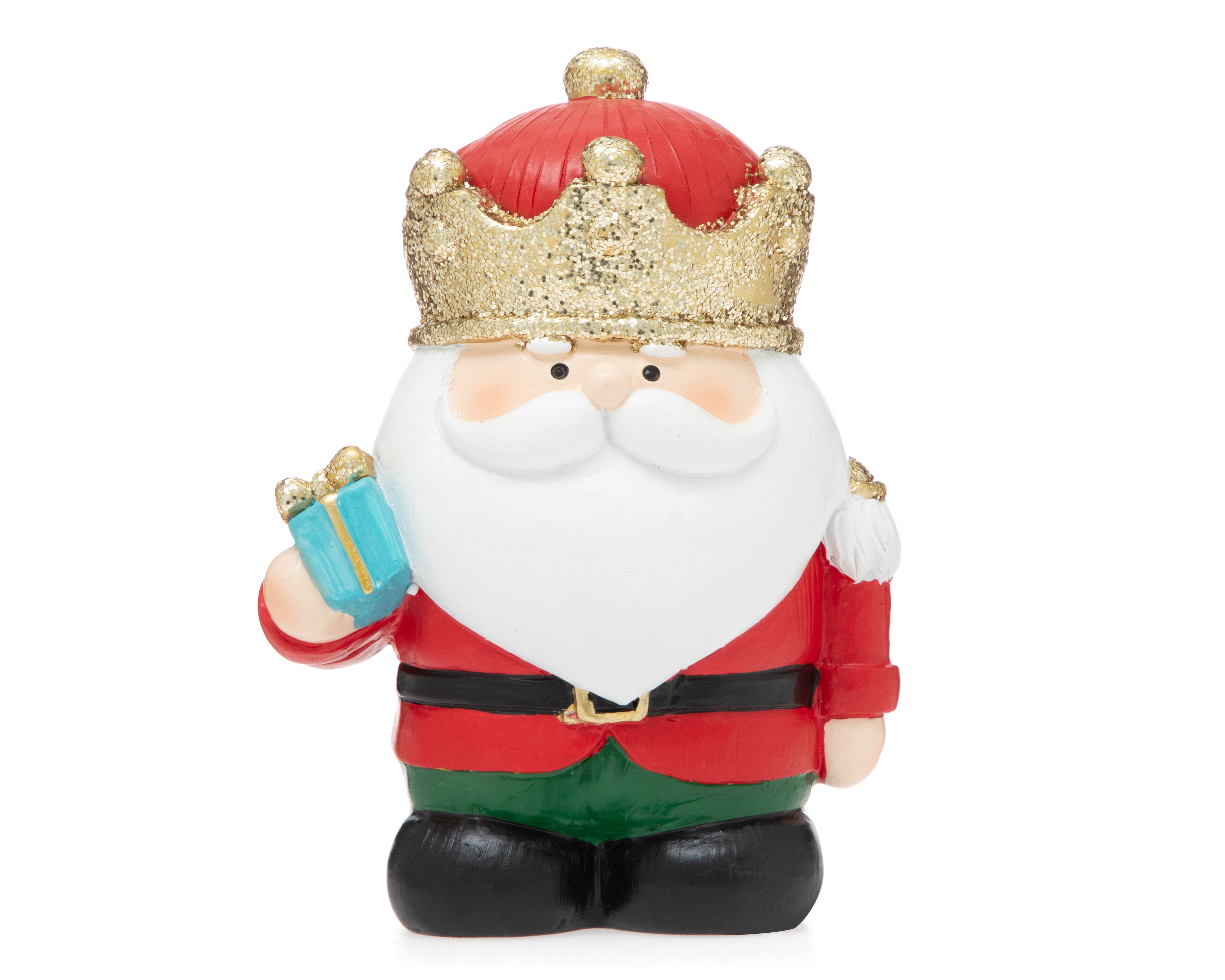 Foto 4 pulgar | Foto 3 | Figura Decorativa de Navidad Santa King de Poliresina