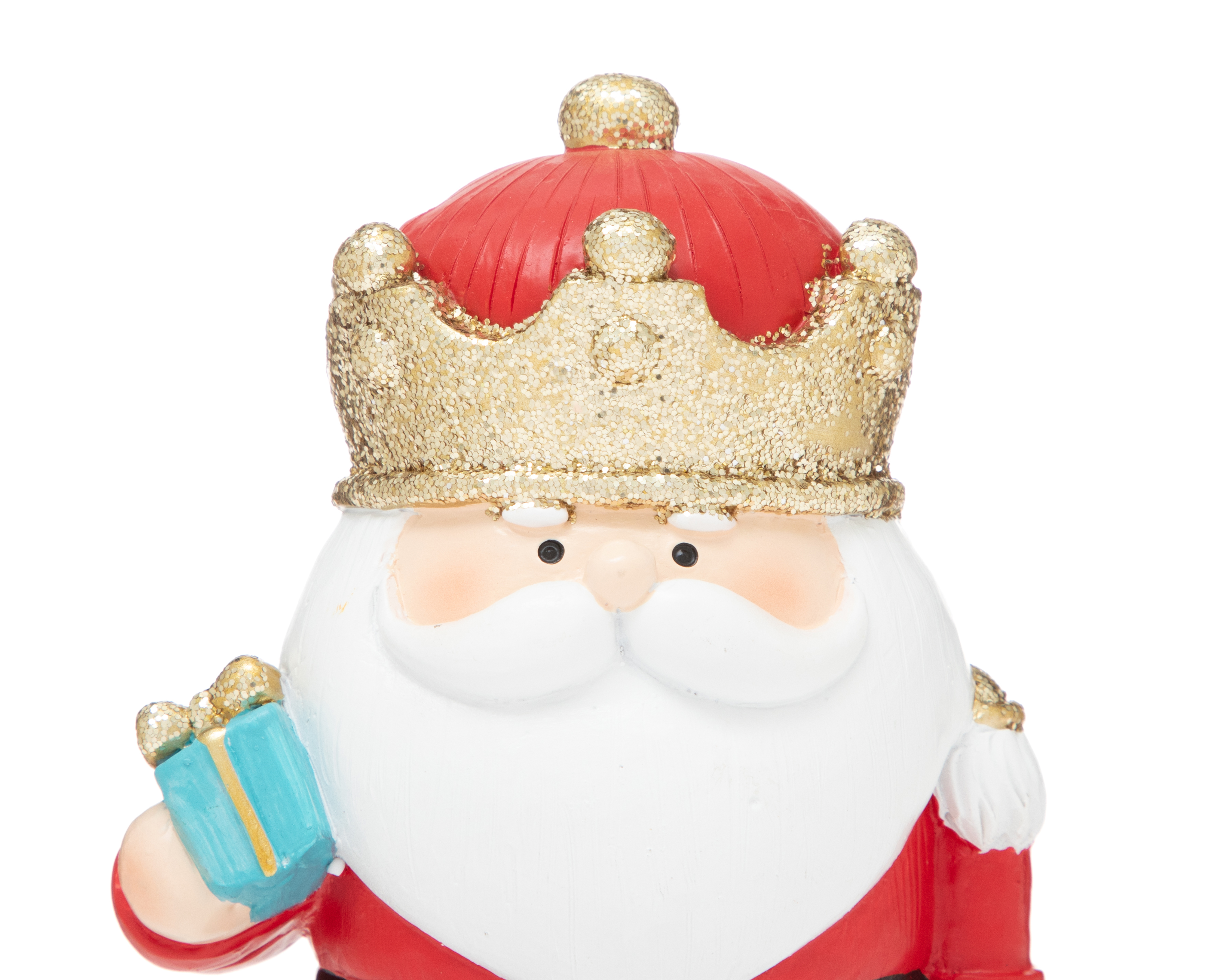 Foto 4 | Foto 4 | Figura Decorativa de Navidad Santa King de Poliresina
