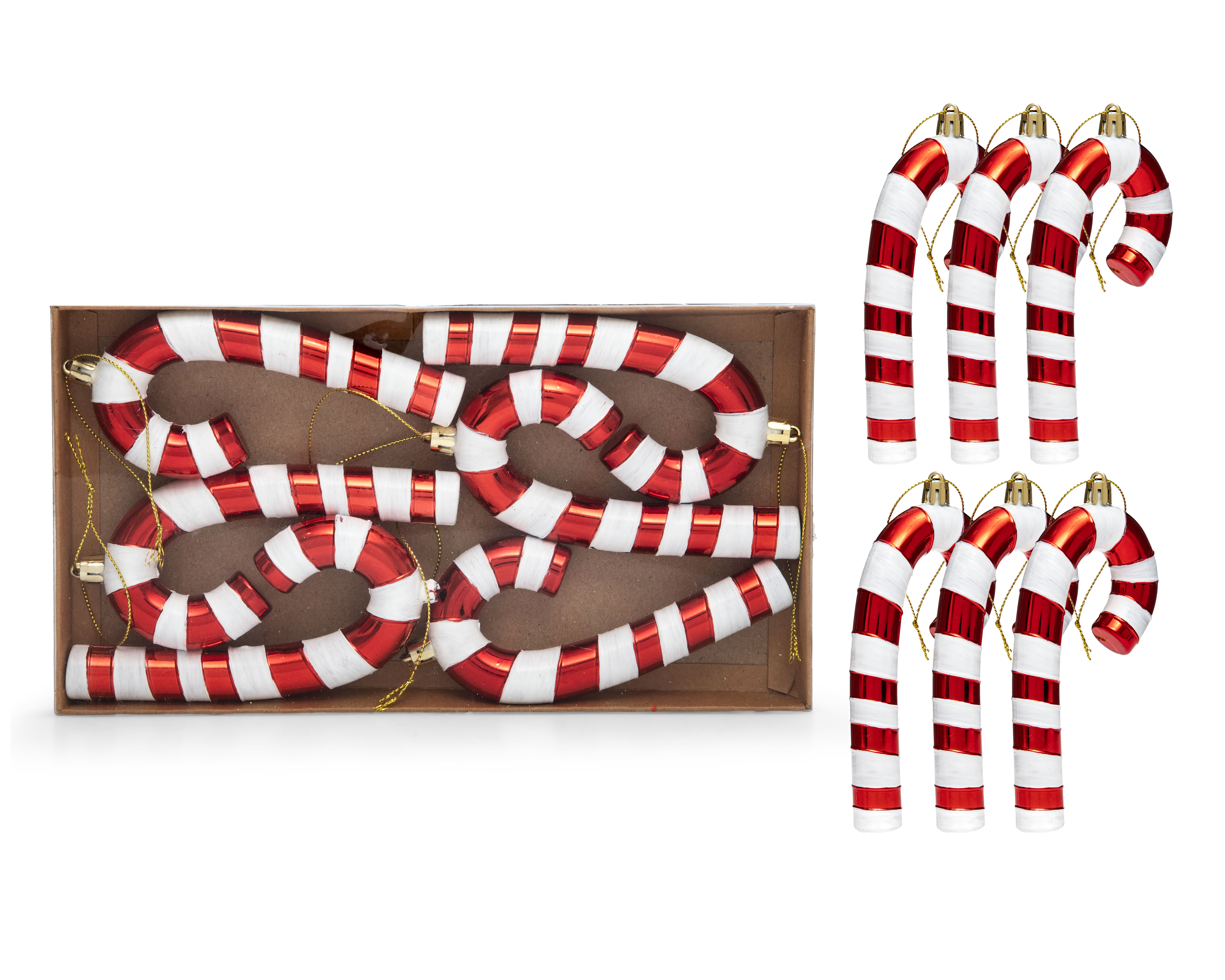 Accesorio para Árbol Starhaus Candy Canes 6 Piezas