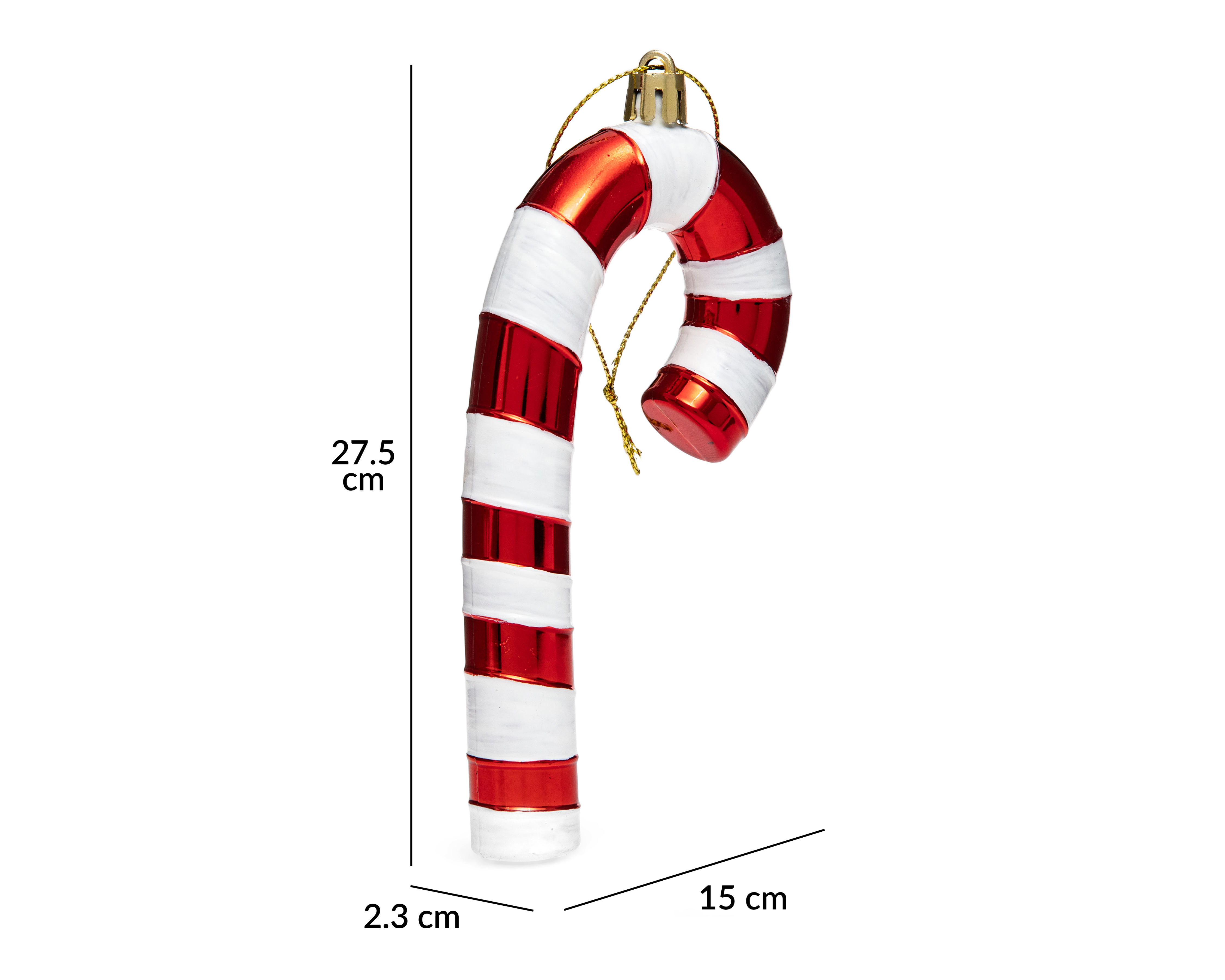 Foto 6 pulgar | Foto 5 | Accesorio para Árbol Starhaus Candy Canes 6 Piezas