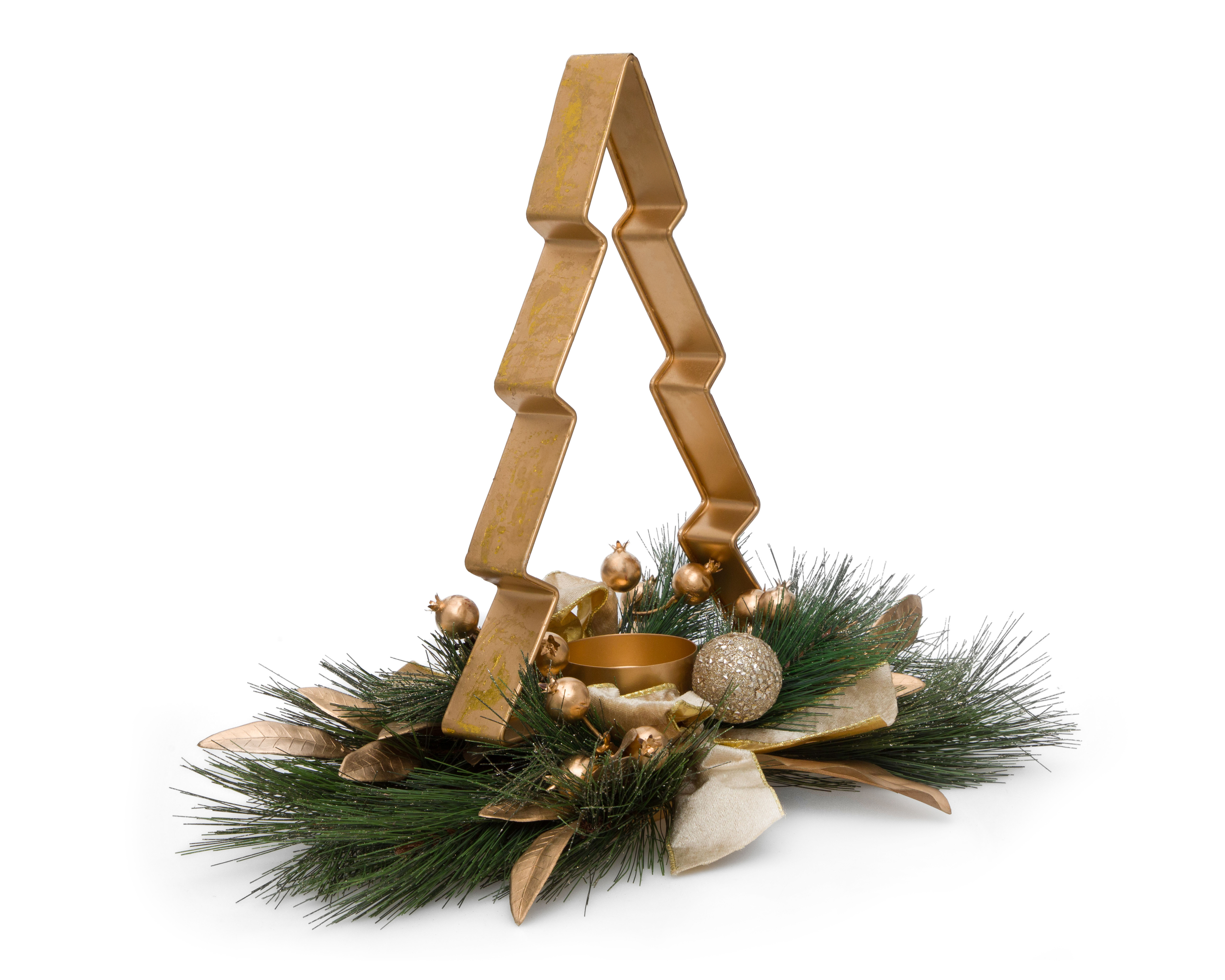 Candelabro de Pino de Navidad Centropino de Hierro