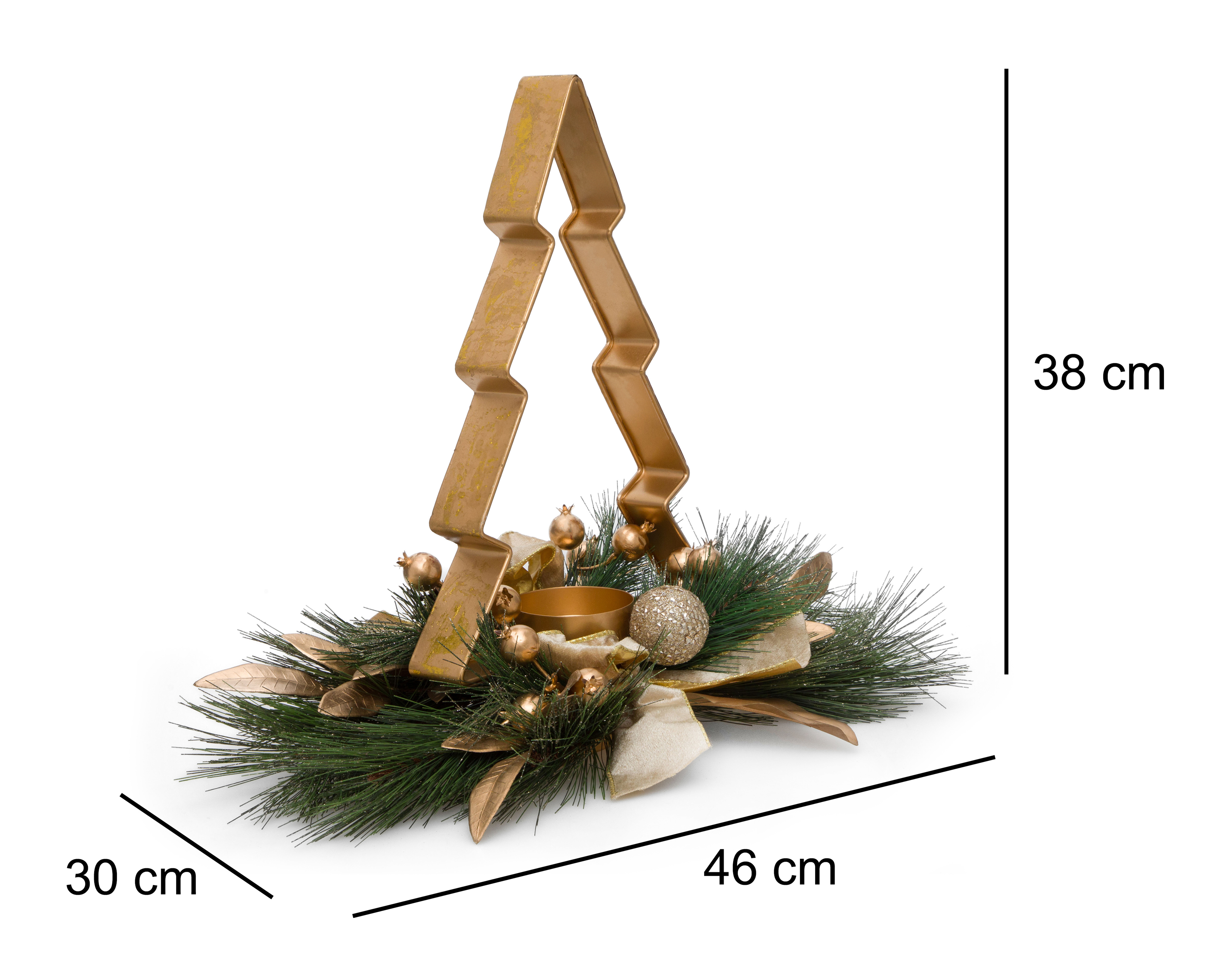 Foto 6 | Foto 6 | Candelabro de Pino de Navidad Centropino de Hierro