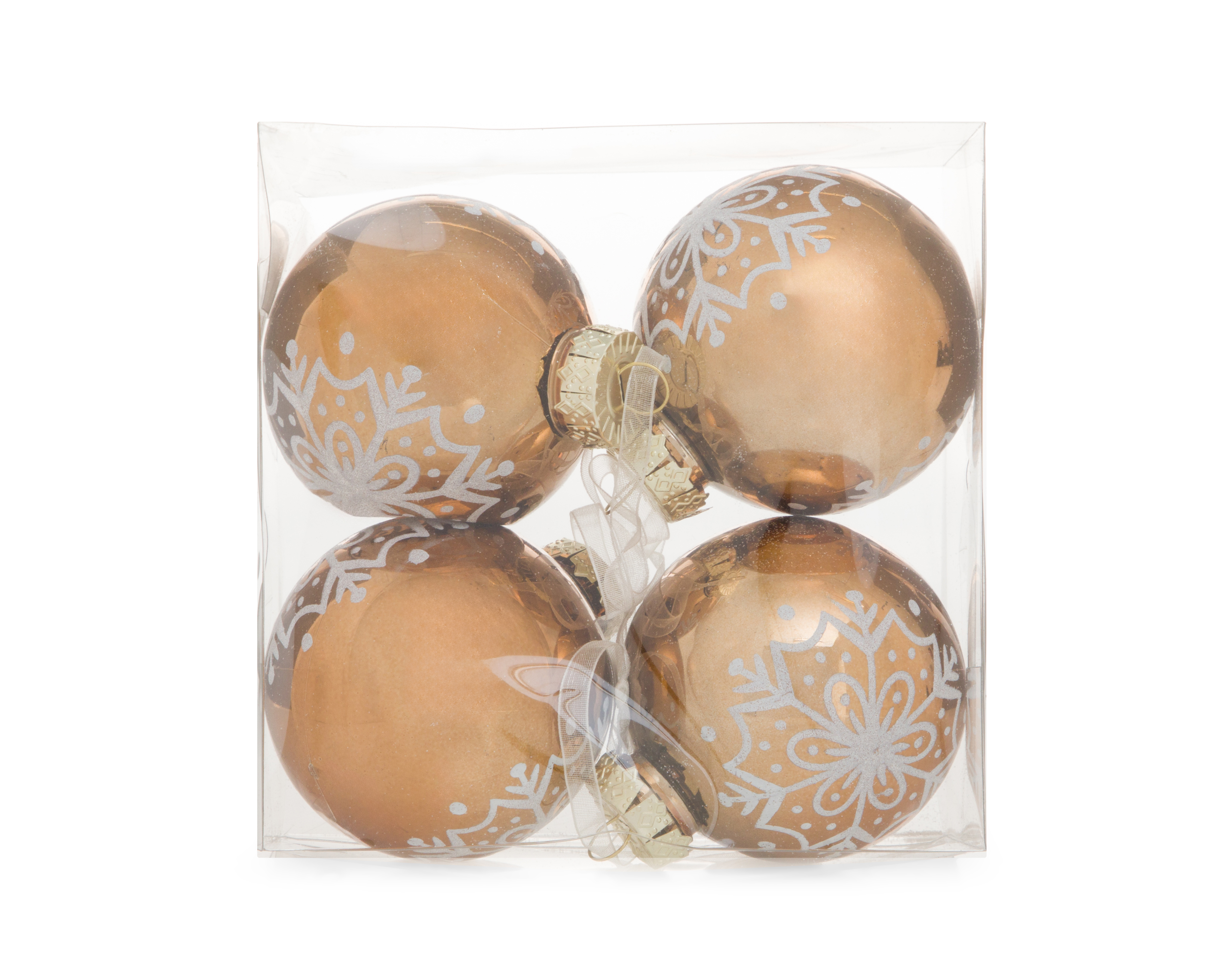 Foto 3 | Foto 3 | Esferas Navideñas Goldie Snow 4 Piezas
