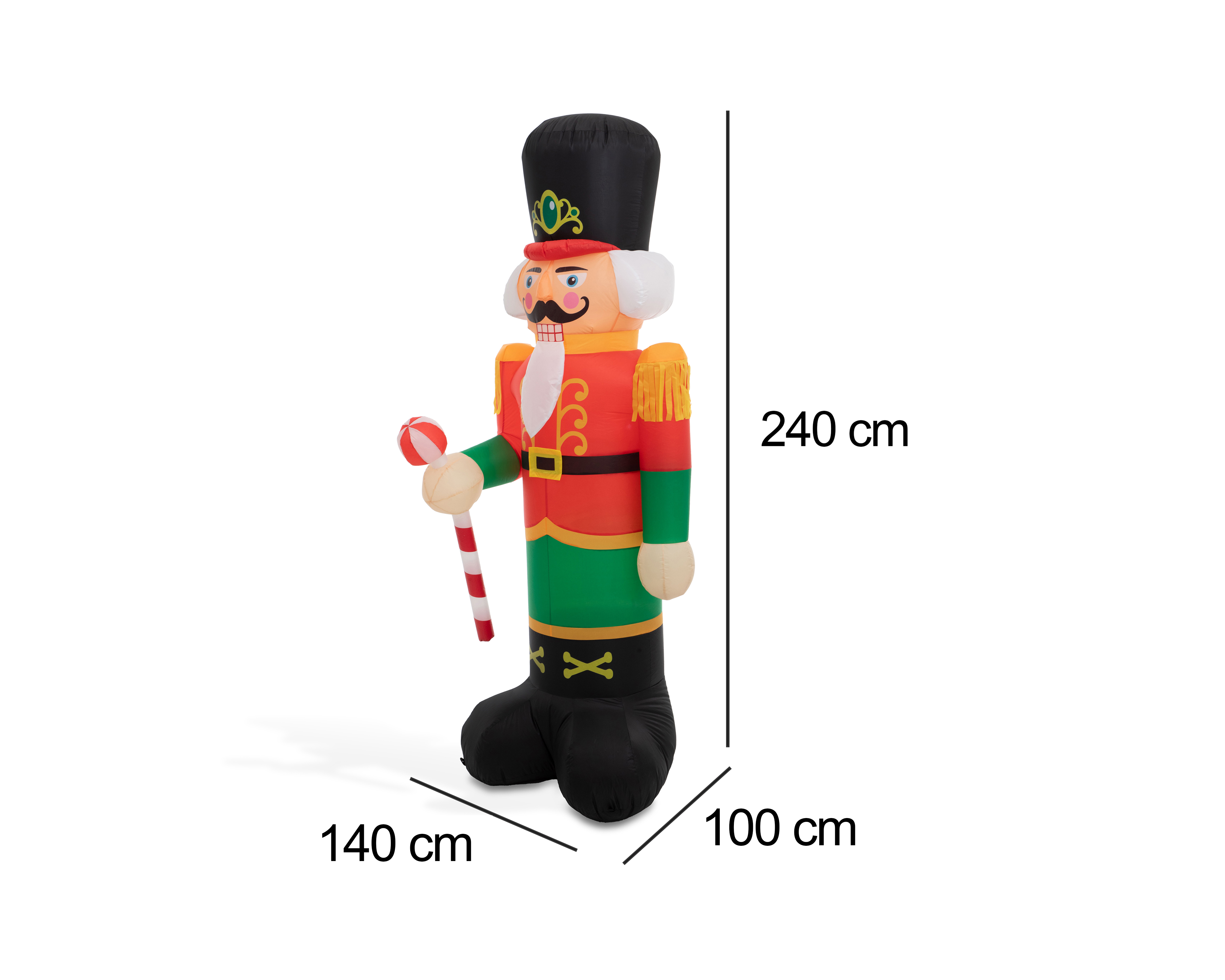 Foto 7 pulgar | Foto 6 | Inflable Cascanueces 240 cm