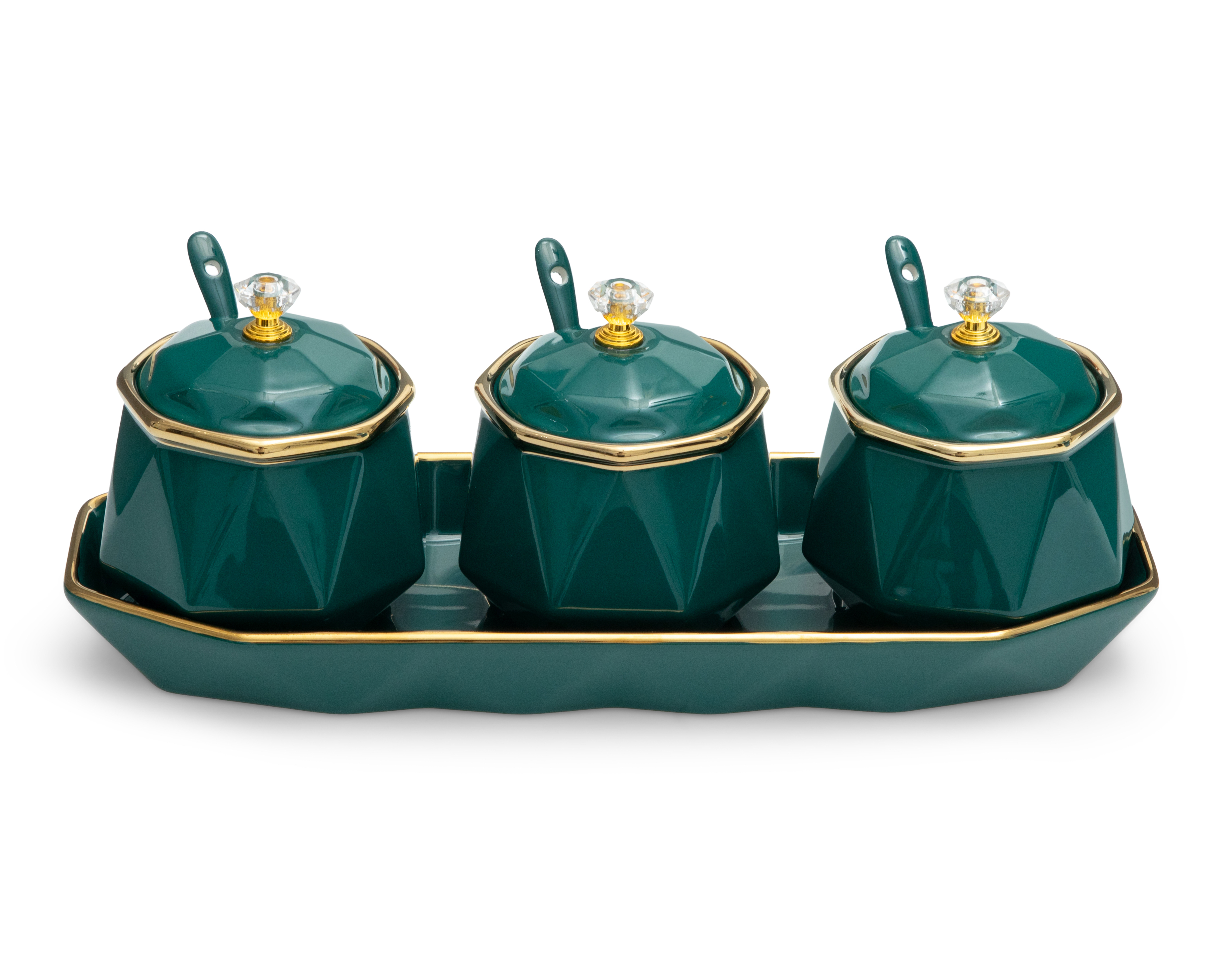 Contenedor de Cerámica Starhaus 350 ml 3 Piezas