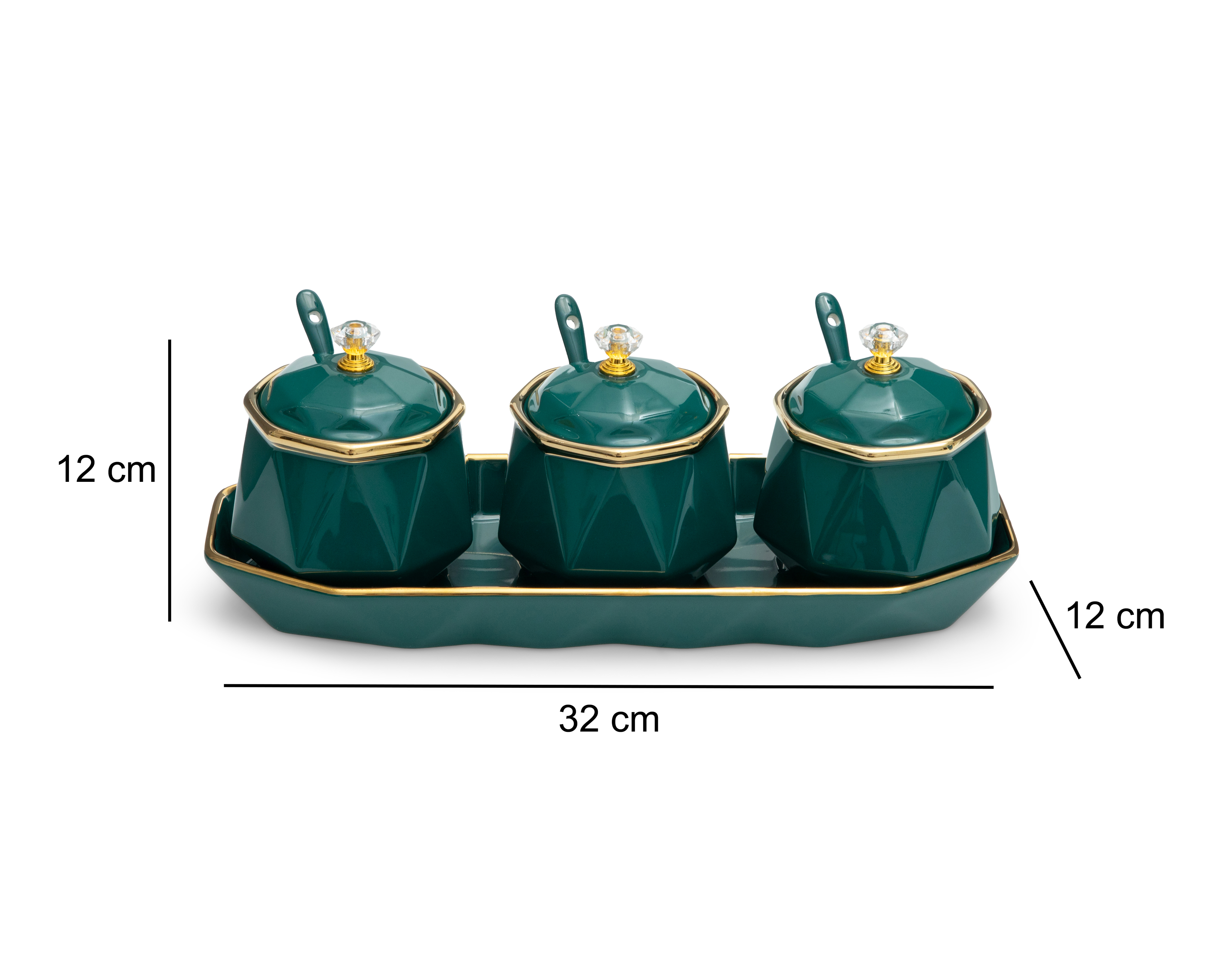 Foto 6 pulgar | Foto 5 | Contenedor de Cerámica Starhaus 350 ml 3 Piezas