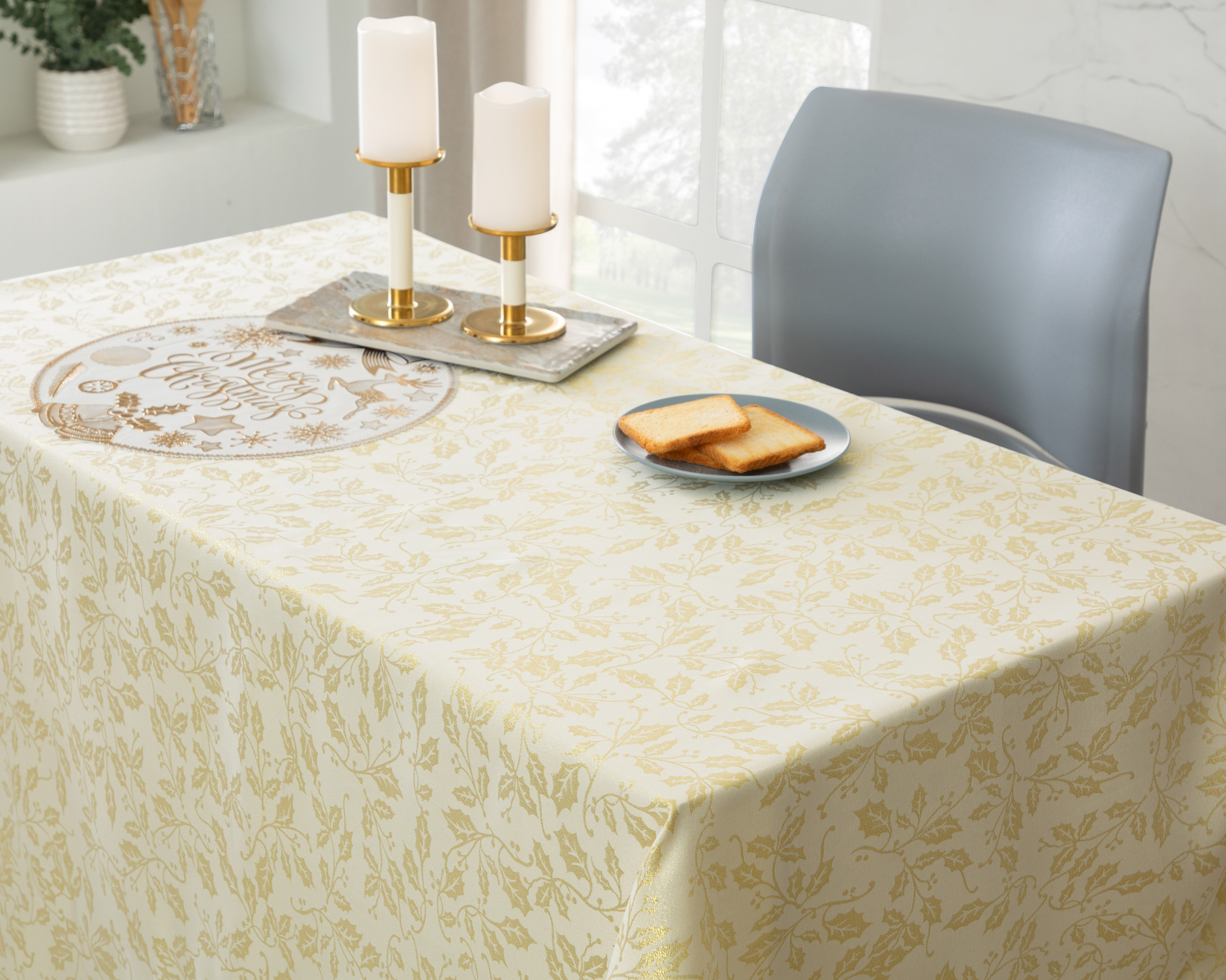 Mantel para Mesa Dorado Starhaus Nati Gold 140 x 180 cm