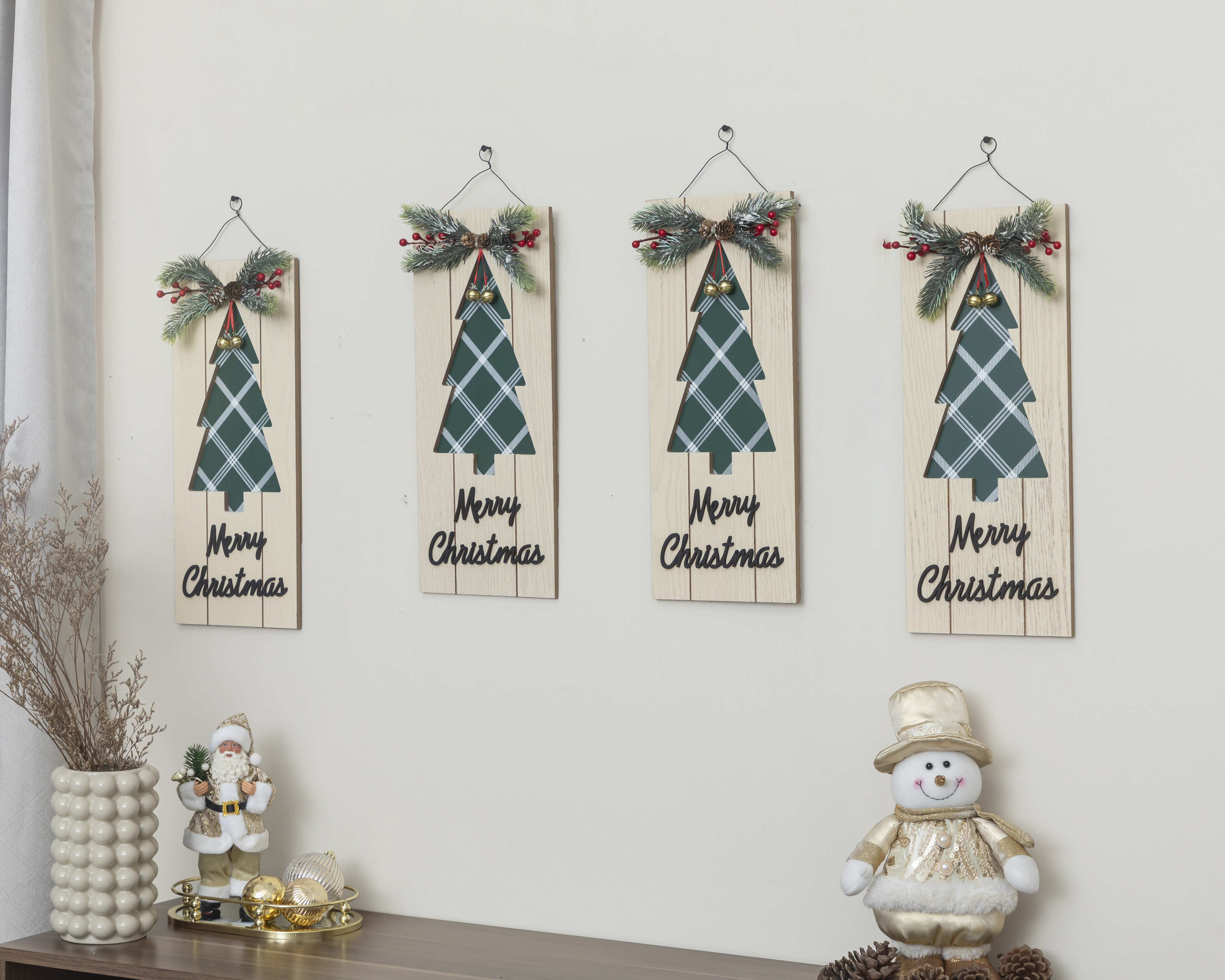 Foto 5 | Foto 5 | Decoración para Pared Rusticxmas Starhaus 4 Piezas