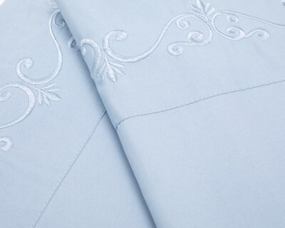 Foto 3 | Foto 3 | Sábana Queen Size con Fundas para Almohada Starhaus Adi Queen Azul 4 Piezas