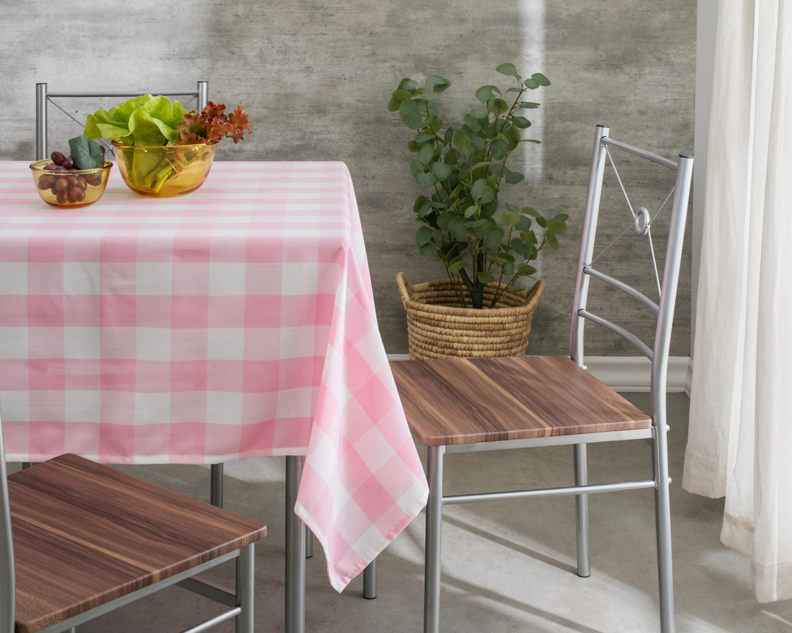 Mantel para Mesa Starhaus Rosa 145 x 215 cm