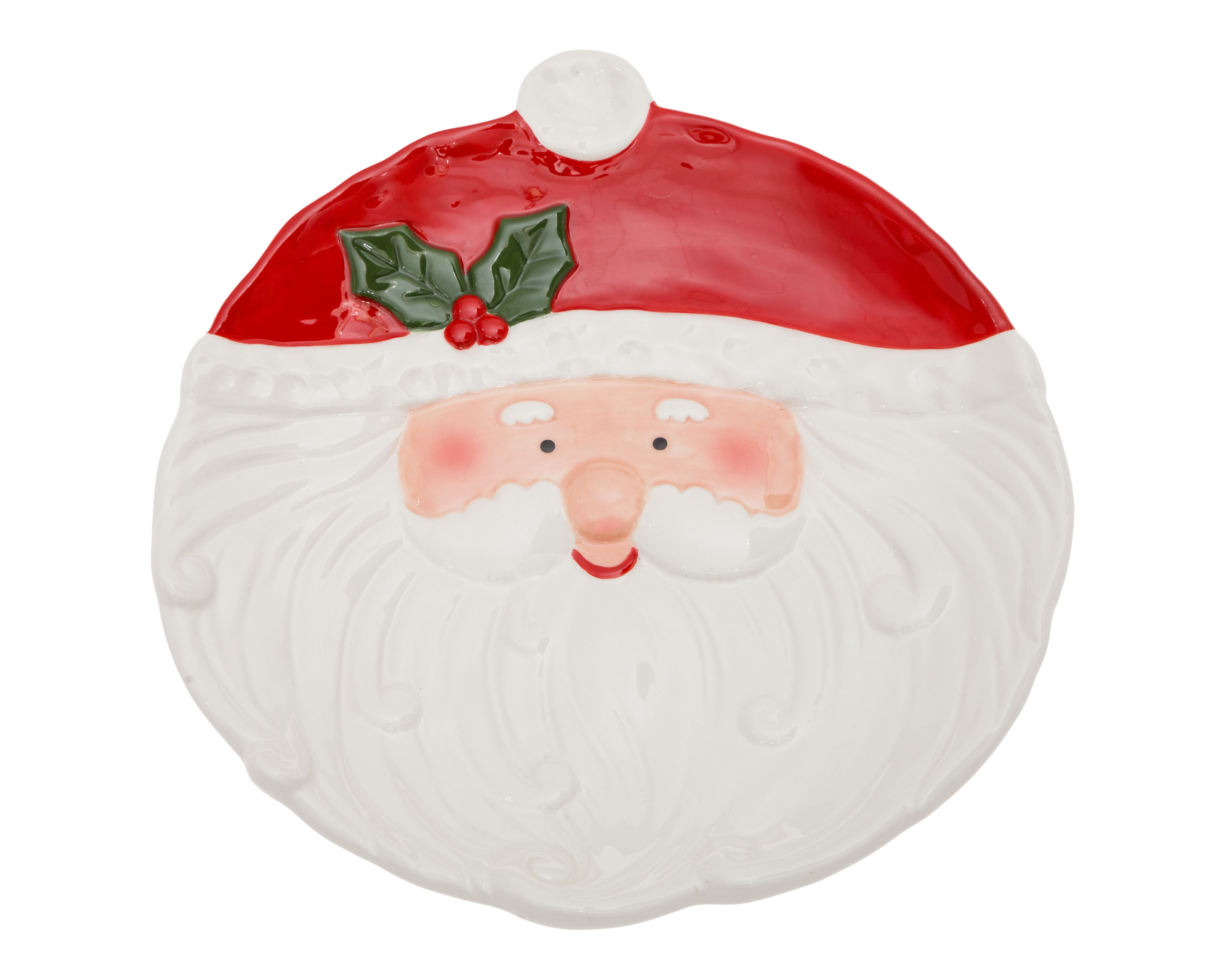 Foto 2 | Foto 2 | Charola Decorativa de Navidad Santa Plate L de Cerámica